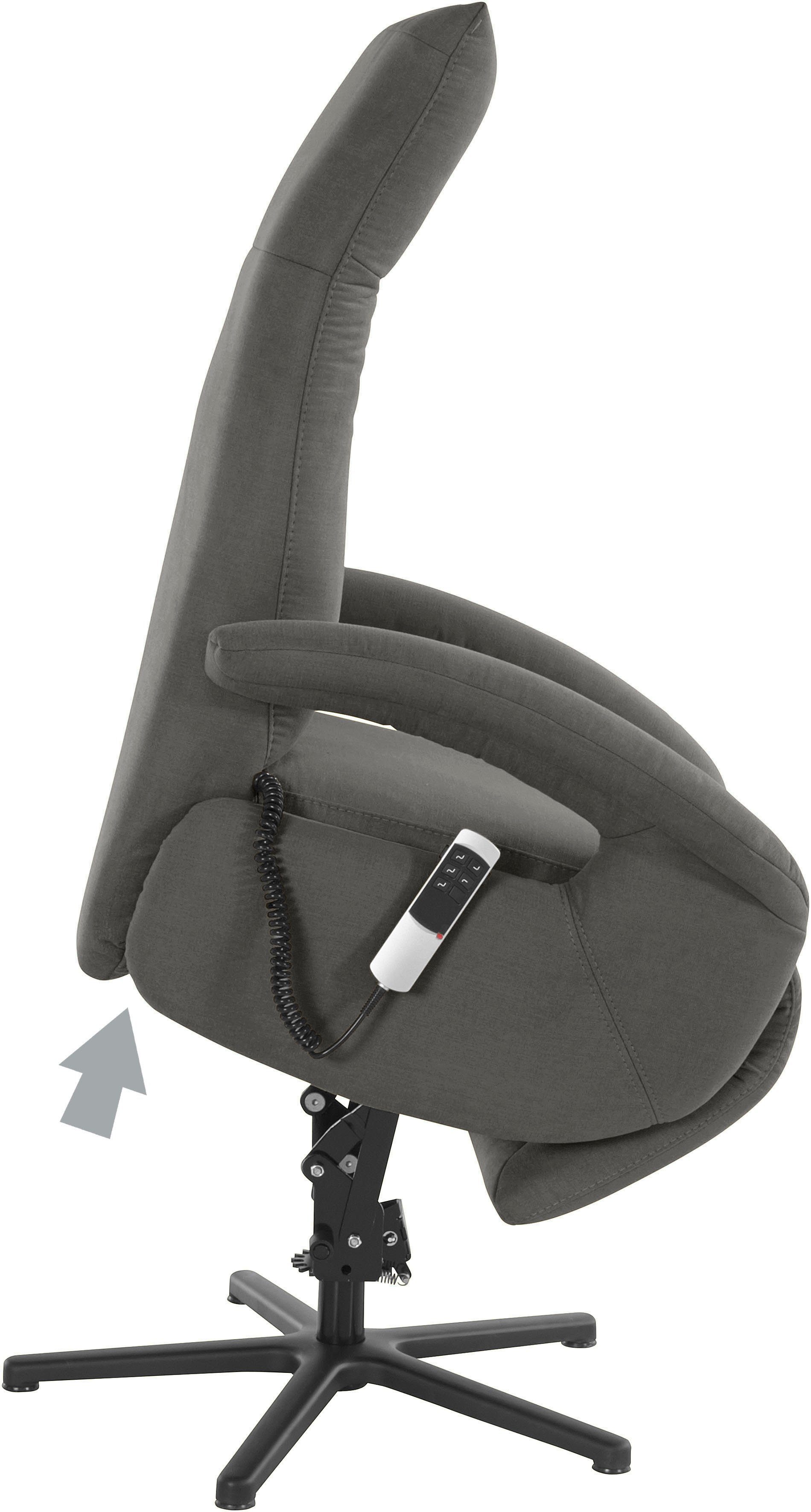 sit&more Relaxfauteuil Tycoon naar keuze handmatig, met twee motoren of met accu of met 2 motoren