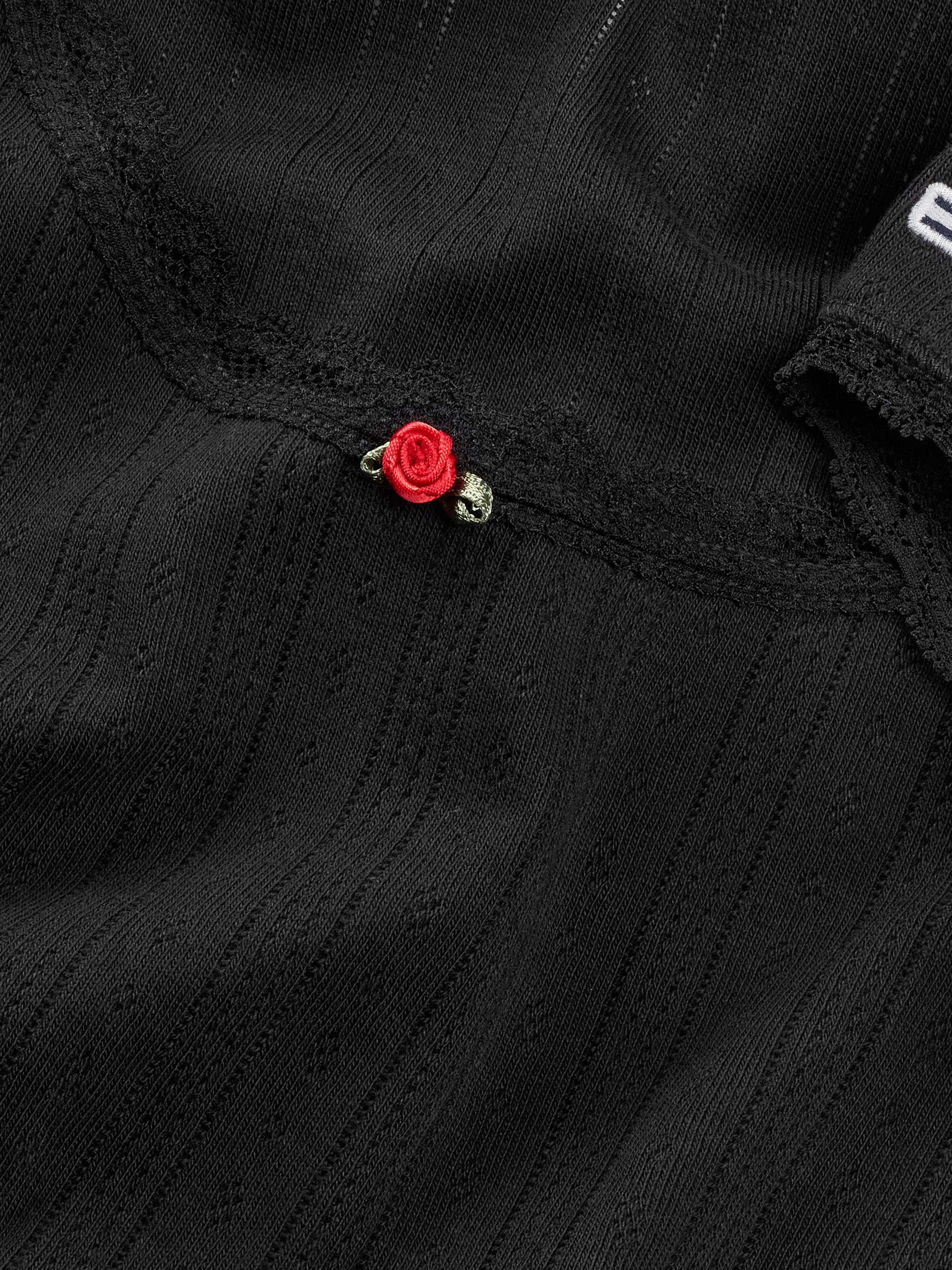 TOMMY JEANS T-shirt TJW SLIM SH POINTELLE SS TEE EXT