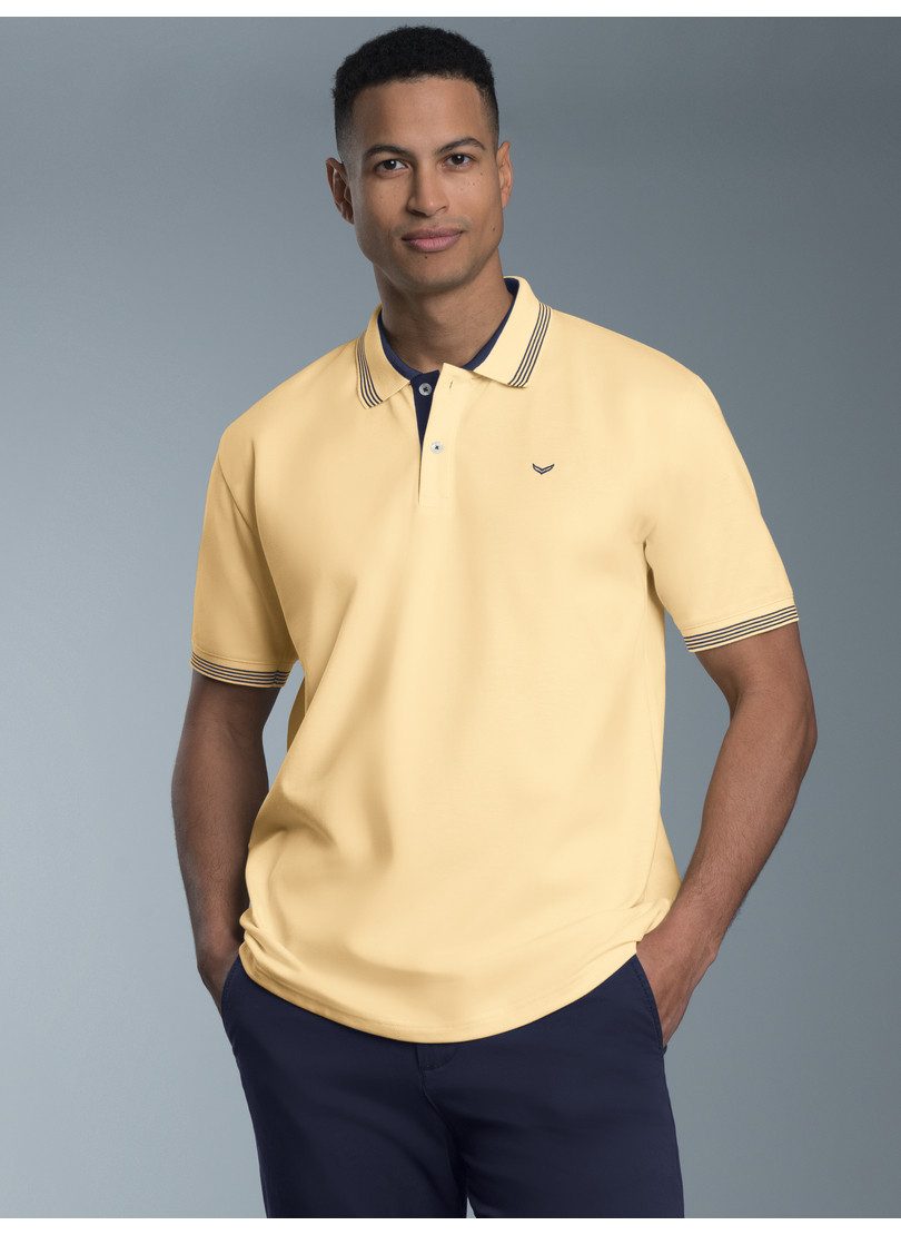 Trigema Poloshirt TRIGEMA poloshirt met contrasterende accenten (1-delig)