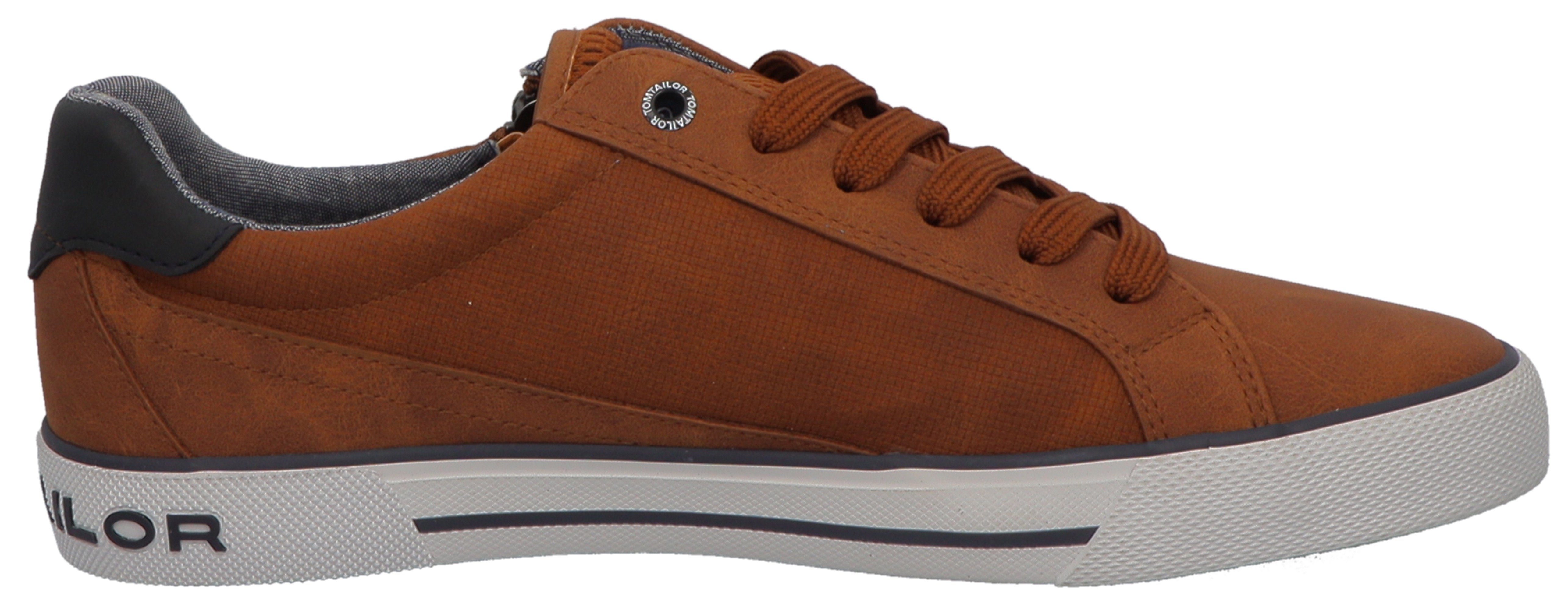 Tom Tailor Sneakers met zijrits, vrijetijdsschoen, lage schoen, veterschoen