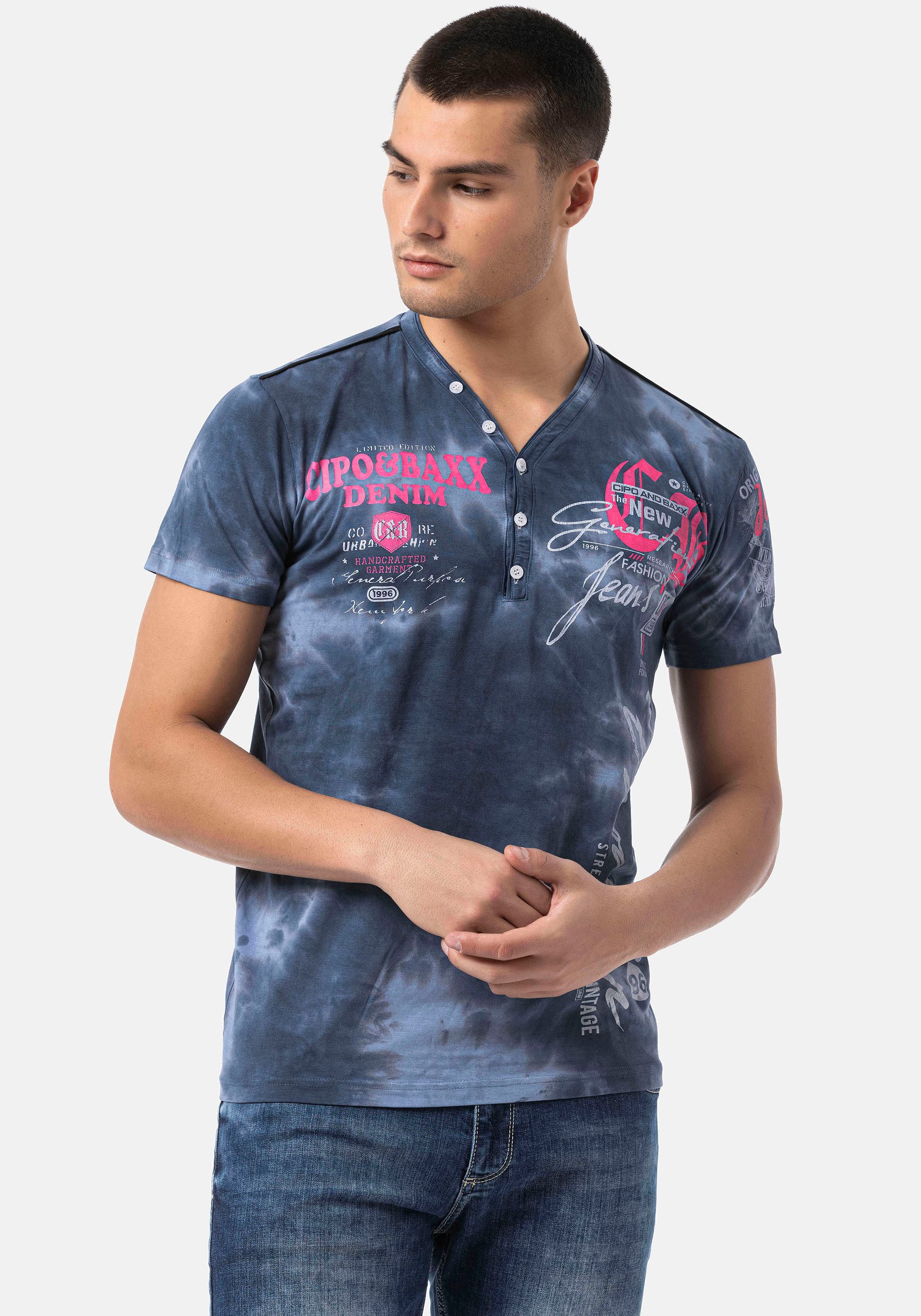Cipo & Baxx Shirt met korte mouwen