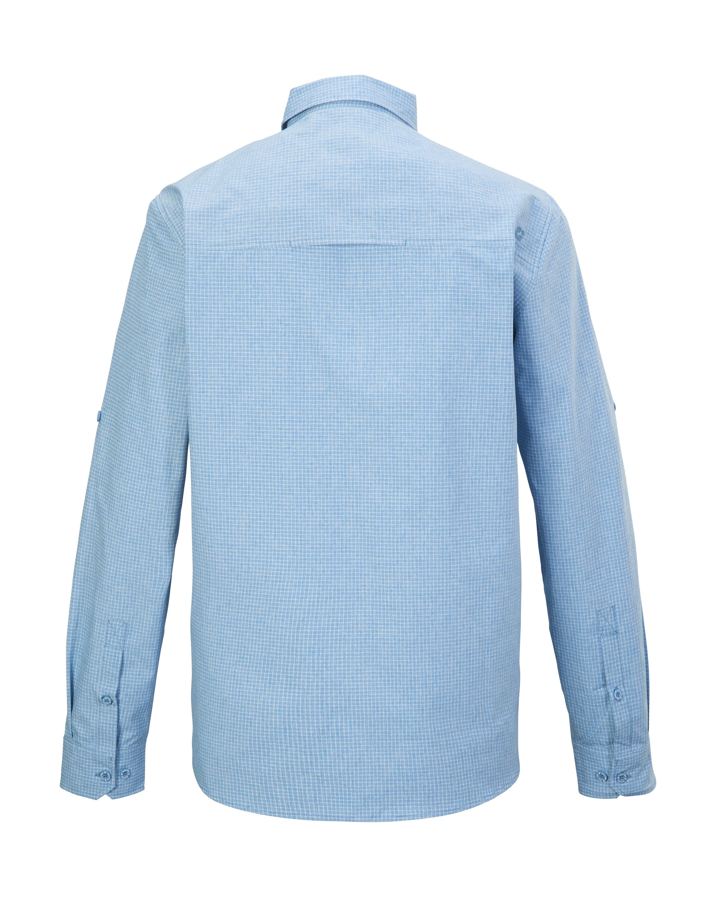 Killtec Functioneel shirt KOS 48 MN WVN SHRT Ademend, sneldrogend, PFAS-vrij geïmpregneerd overhemd