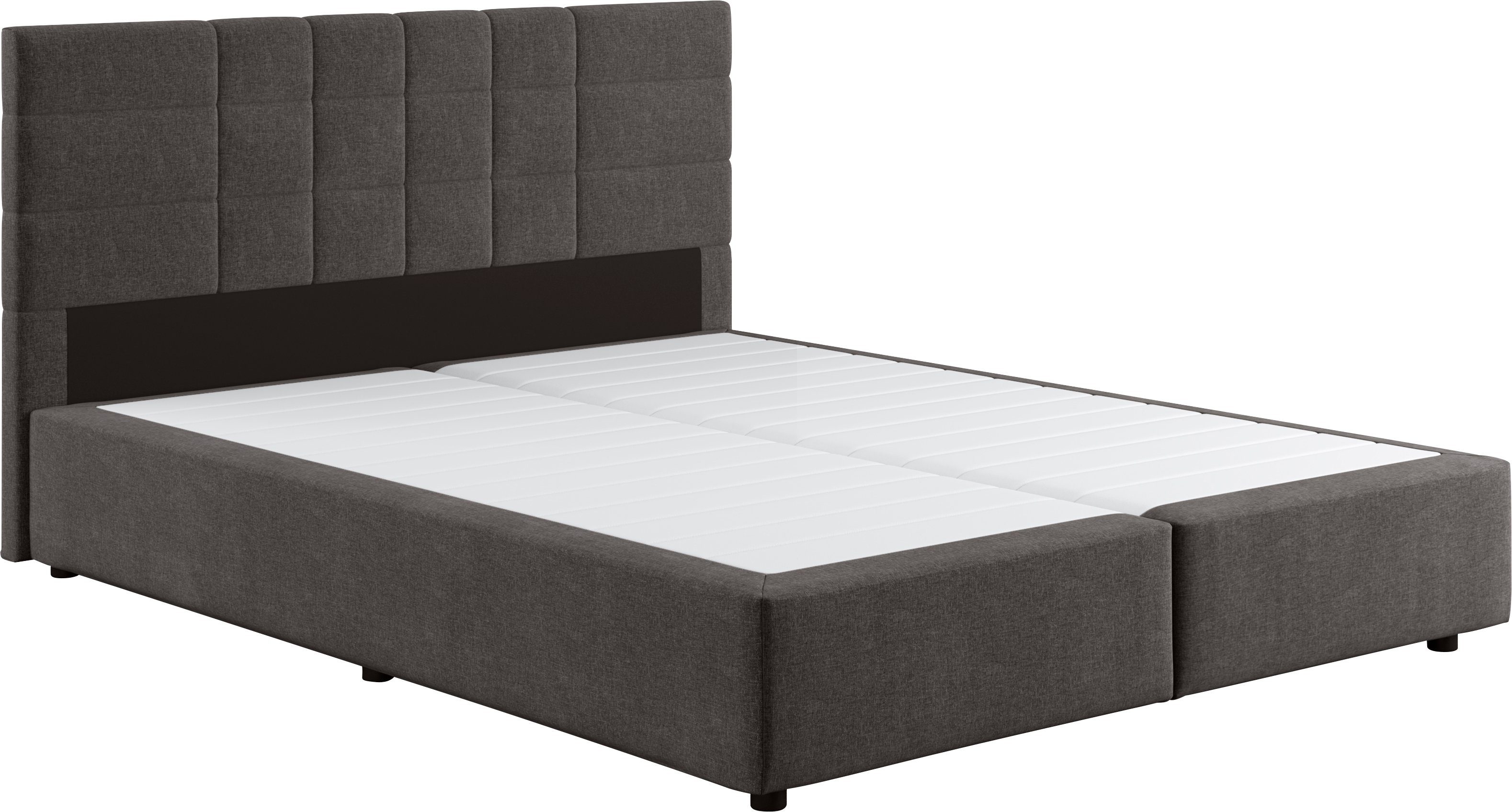 COTTA Boxspring NALA optioneel verkrijgbaar met matras en matrastopper boxsprings grijs