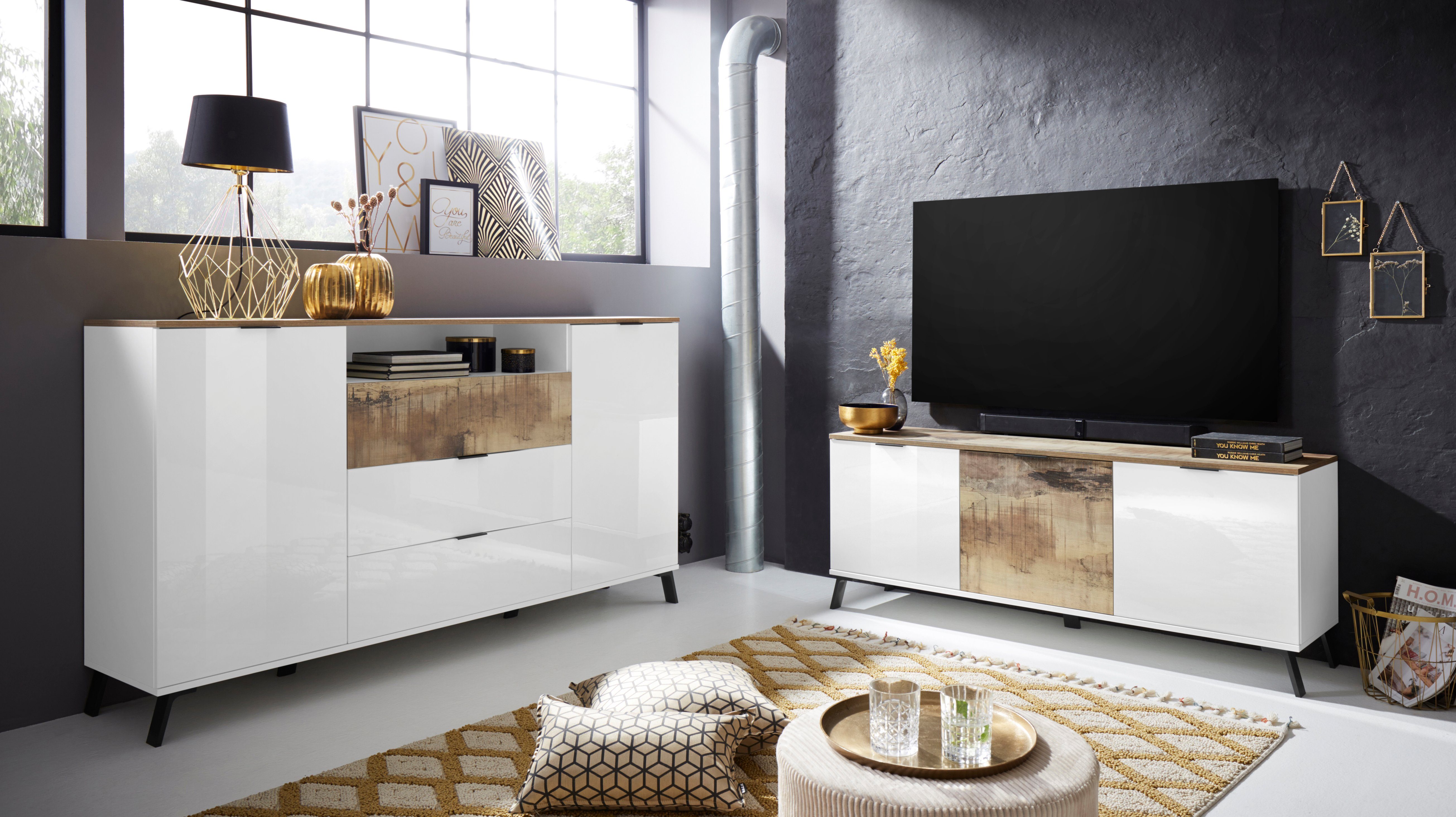 INOSIGN Highboard CASANOVA Hoogte ca. 100 cm