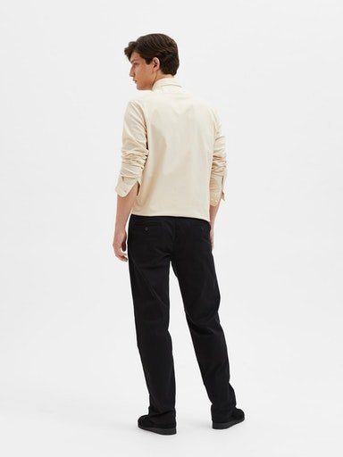 SELECTED HOMME Stoffen broek SLH196-STRAIGHT-NEW MILES FLEX PANT NOOS