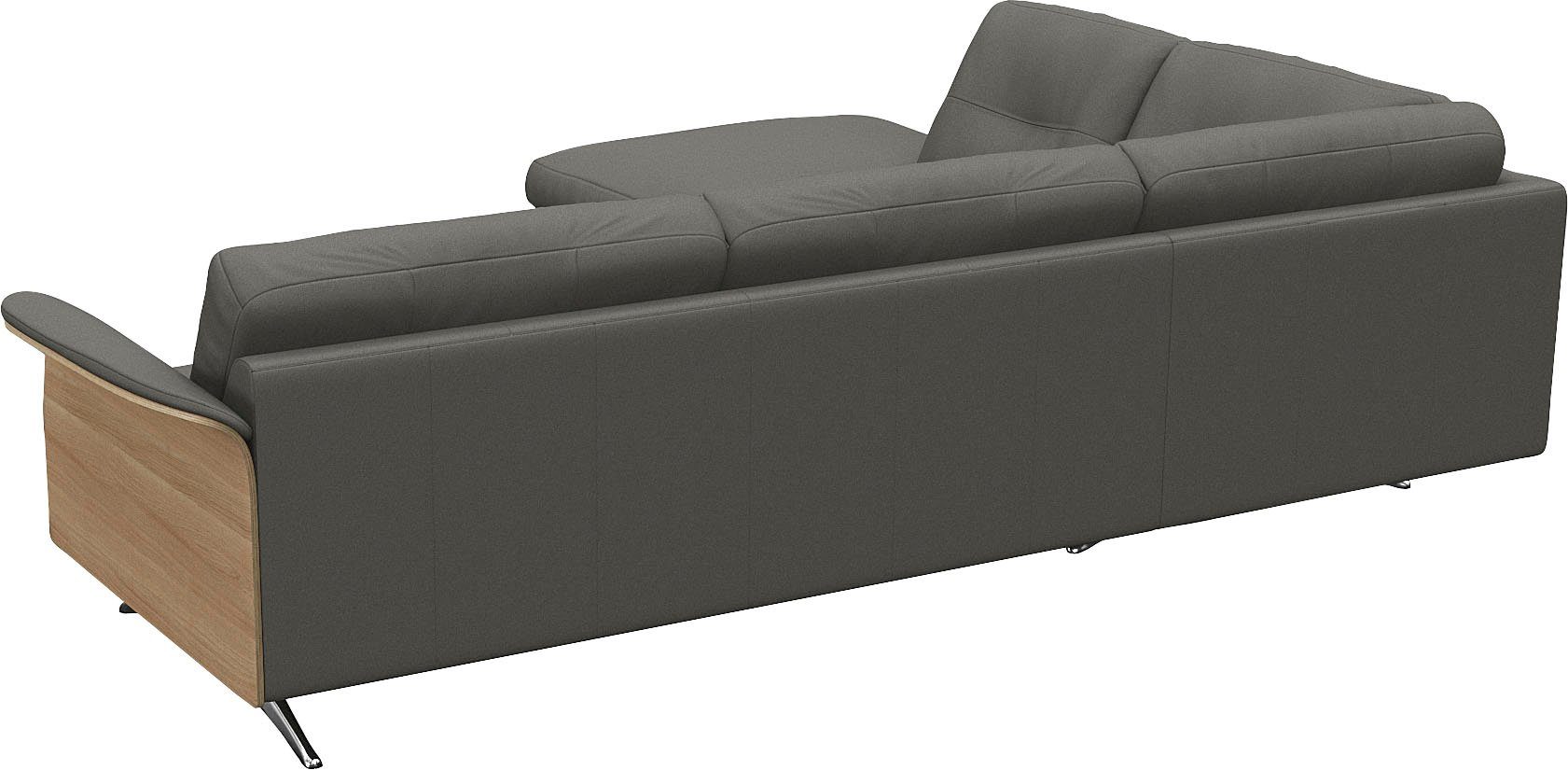 FLEXLUX Hoekbank Glow, super comfortabel door hoogwaardige zitconstructie met binnenvering, L-vorm