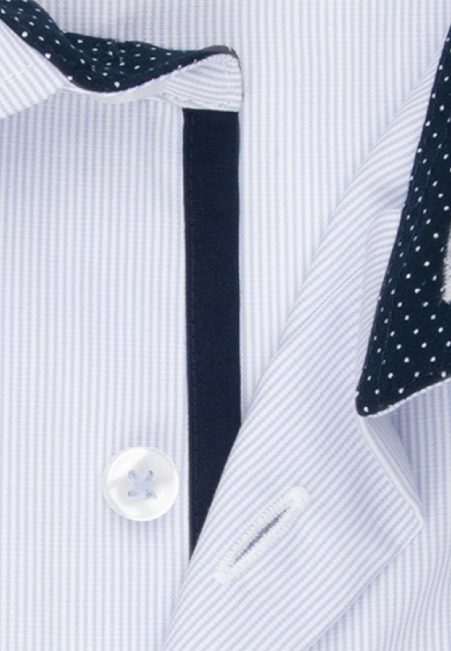 seidensticker Businessoverhemd Slim lange mouwen kentkraag strepen