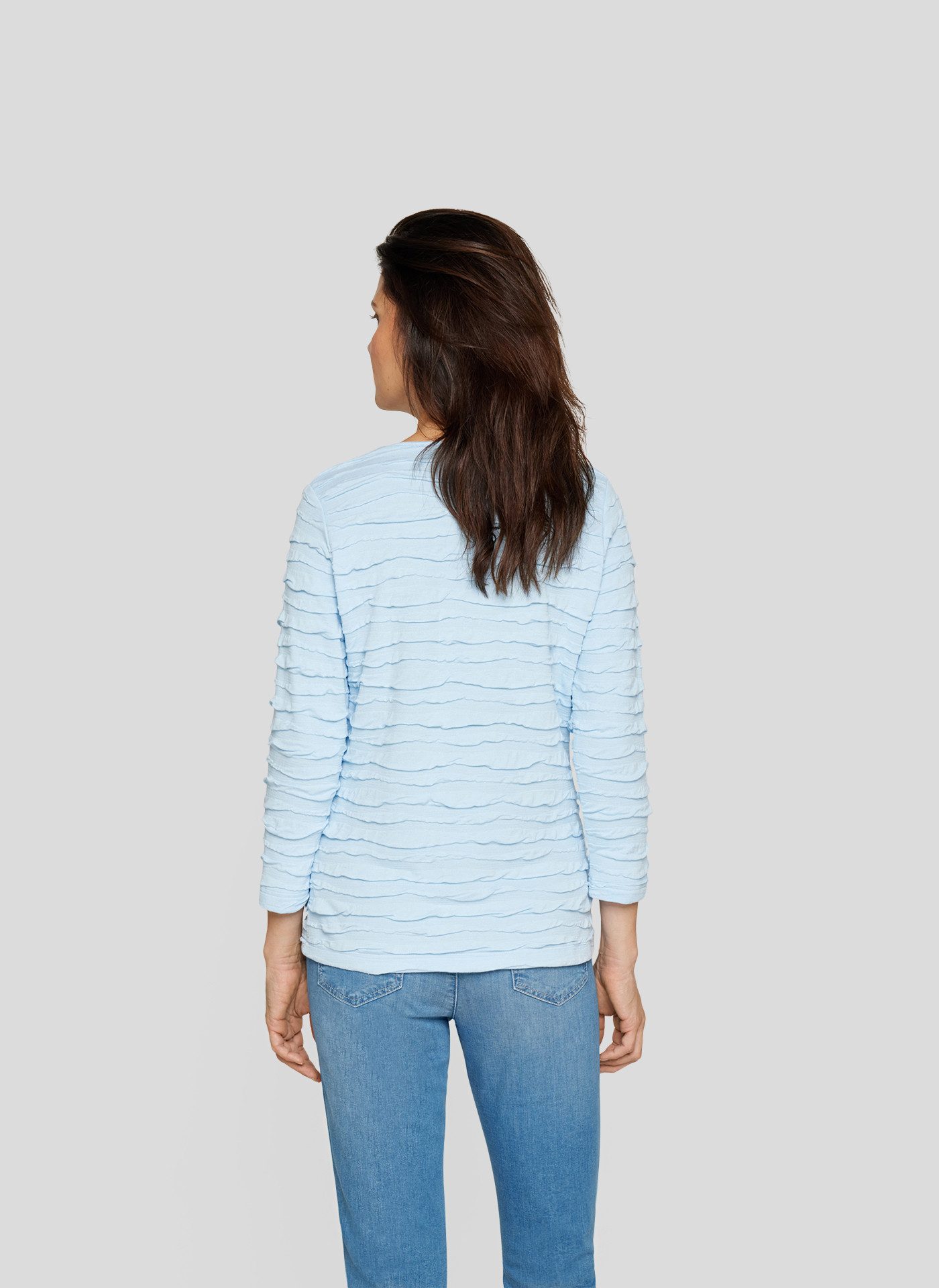 Rabe Shirt met lange mouwen met structuurpatroon