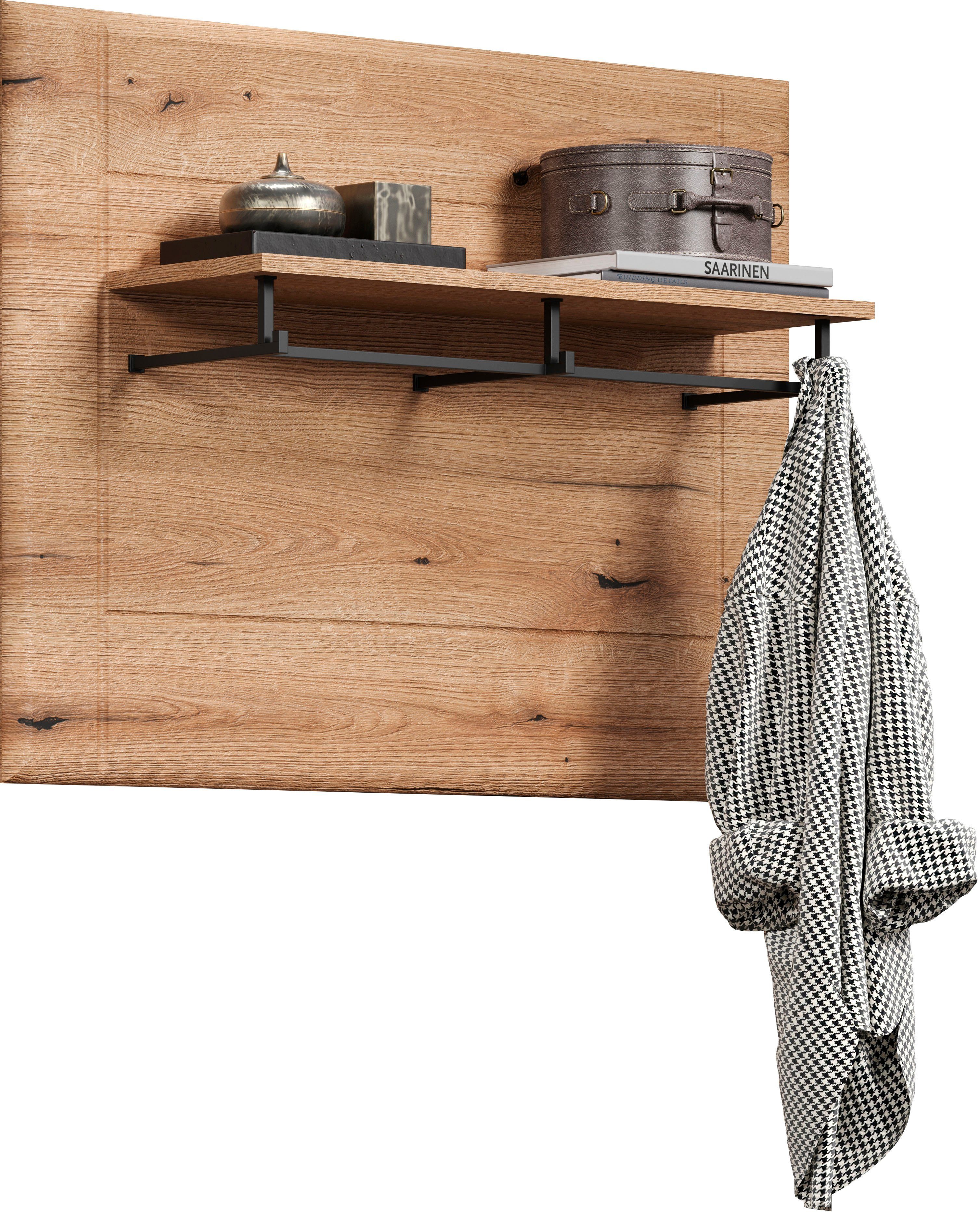 INOSIGN Wandrek Graz Afmetingen (B/H/D in cm): (91/70/26) - kleur: wit hoogglans en eik (1 stuk)