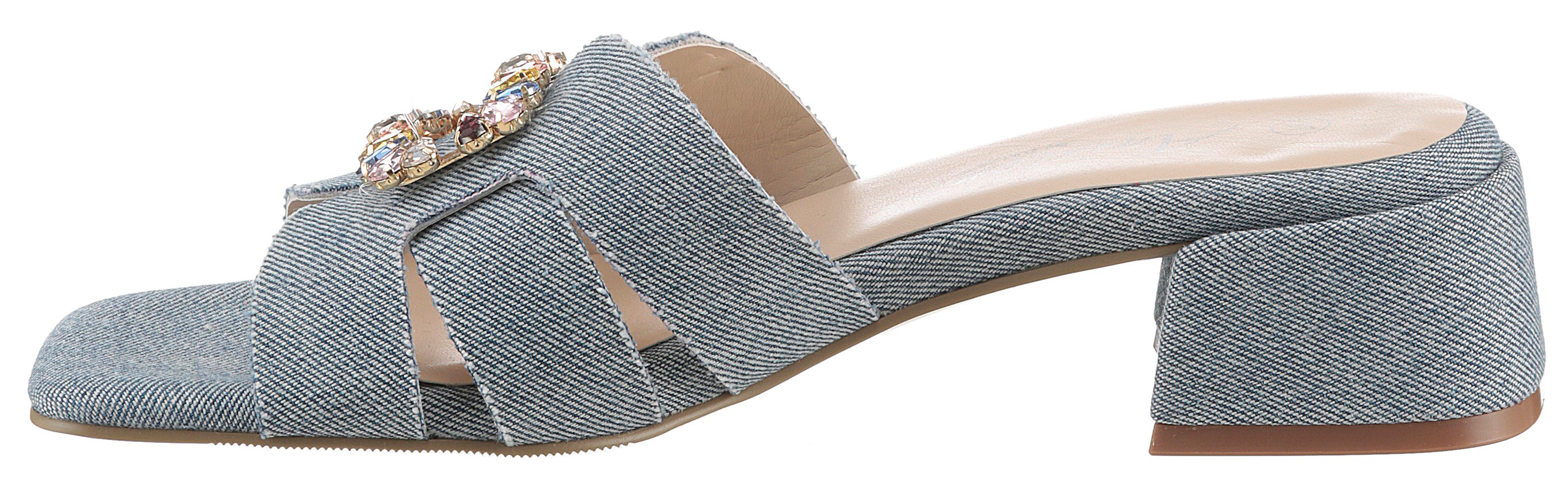Aniston SHOES Slippers , zomerschoen, feestdag schoen, blokhak - nieuwe kollectie