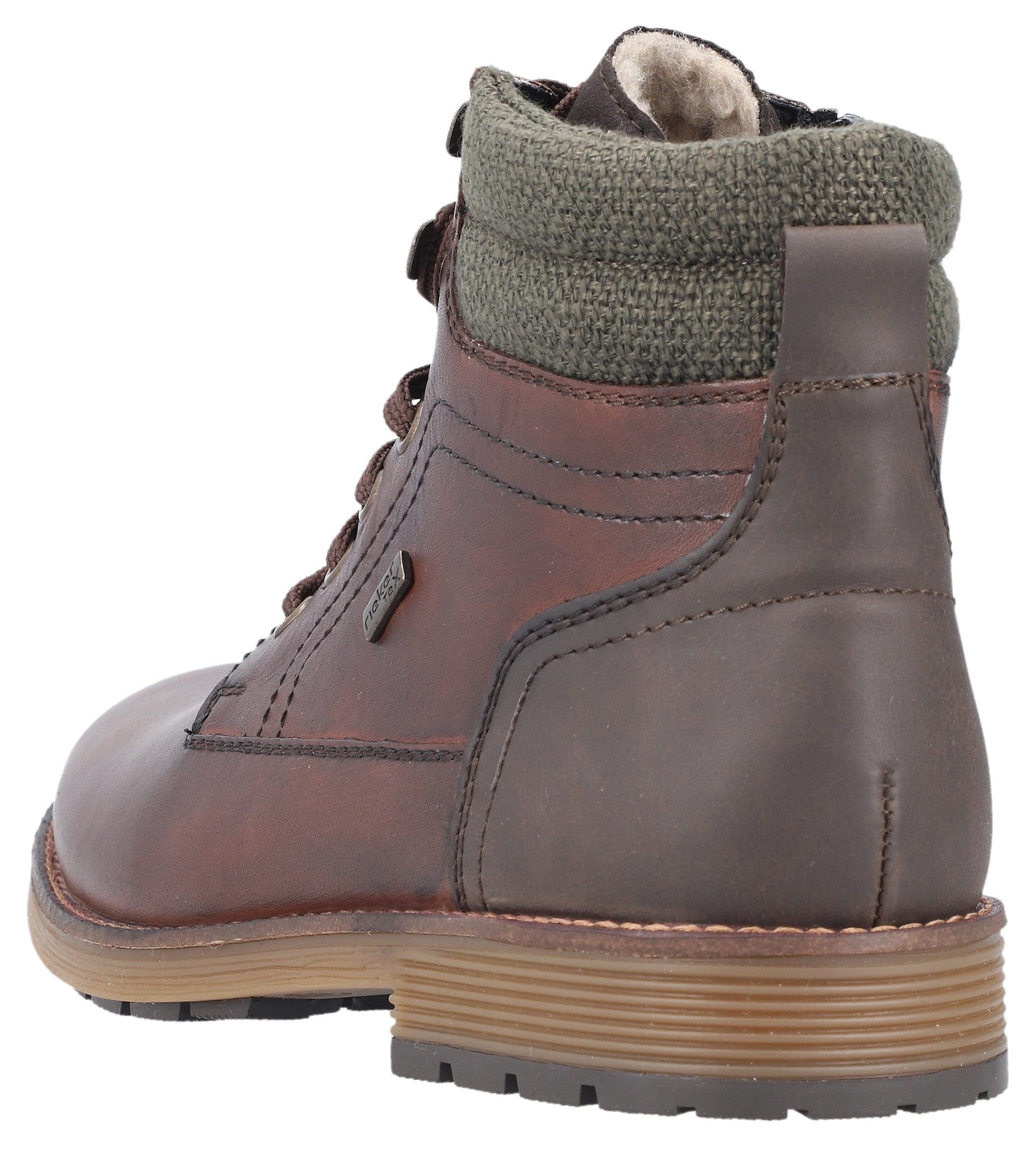 Rieker Winterlaarsjes veterschoenen, enkellaars, laarzen met riekertex-membraan, smalle vorm