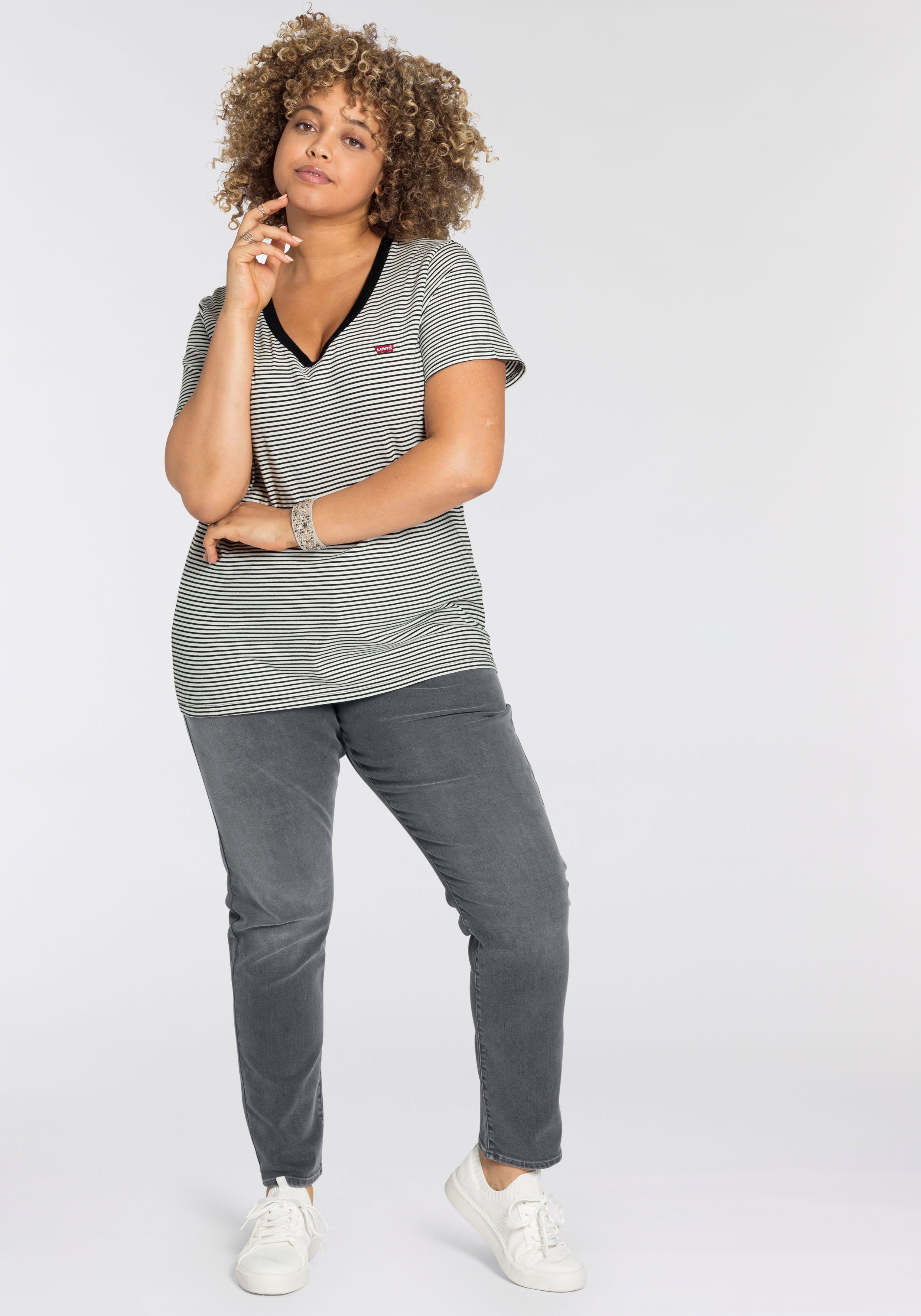 Levi's® Plus Shirt met korte mouwen V NECK TEE