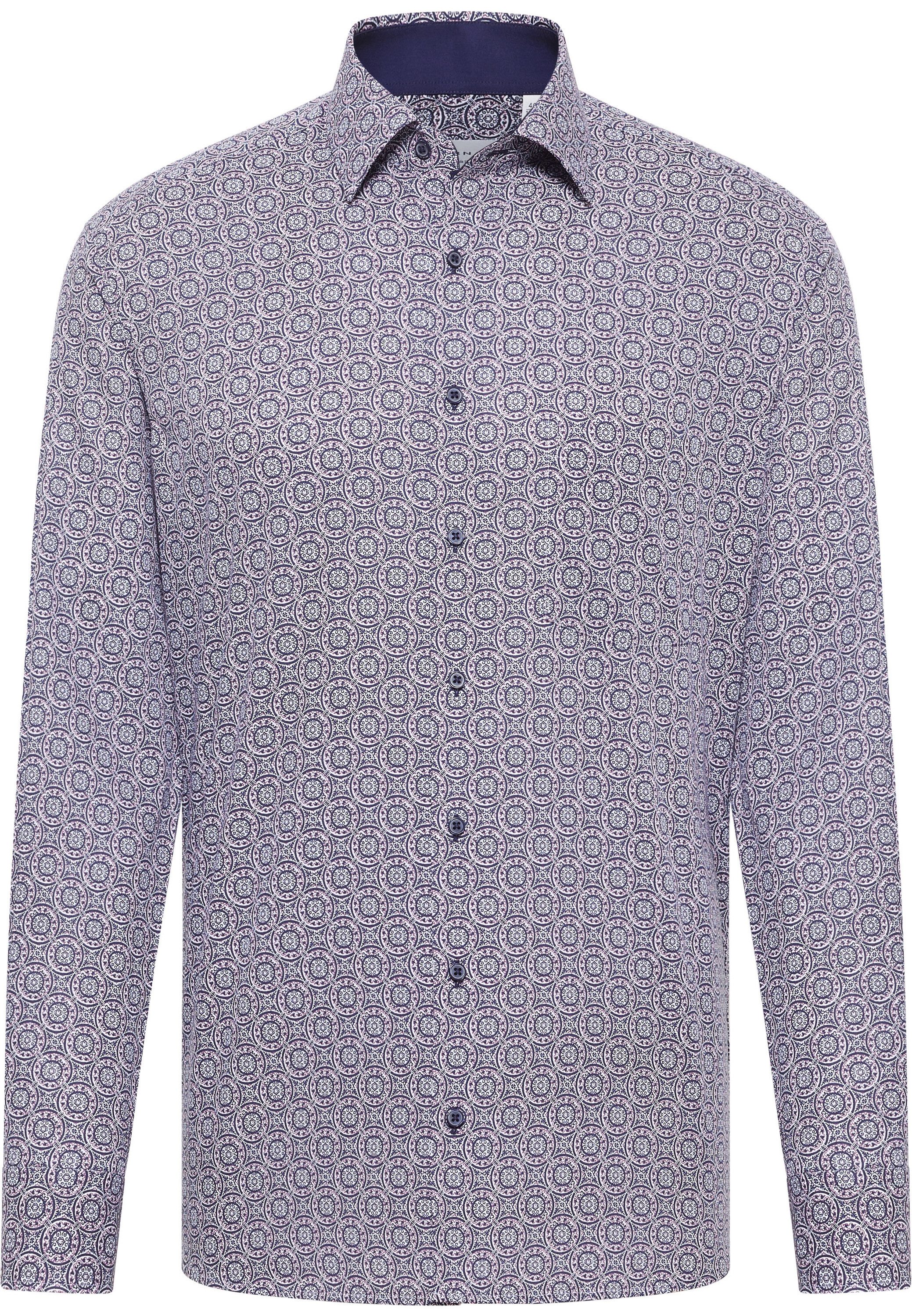 Eterna Overhemd met lange mouwen MODERN FIT NON IRON (strijkvrij)