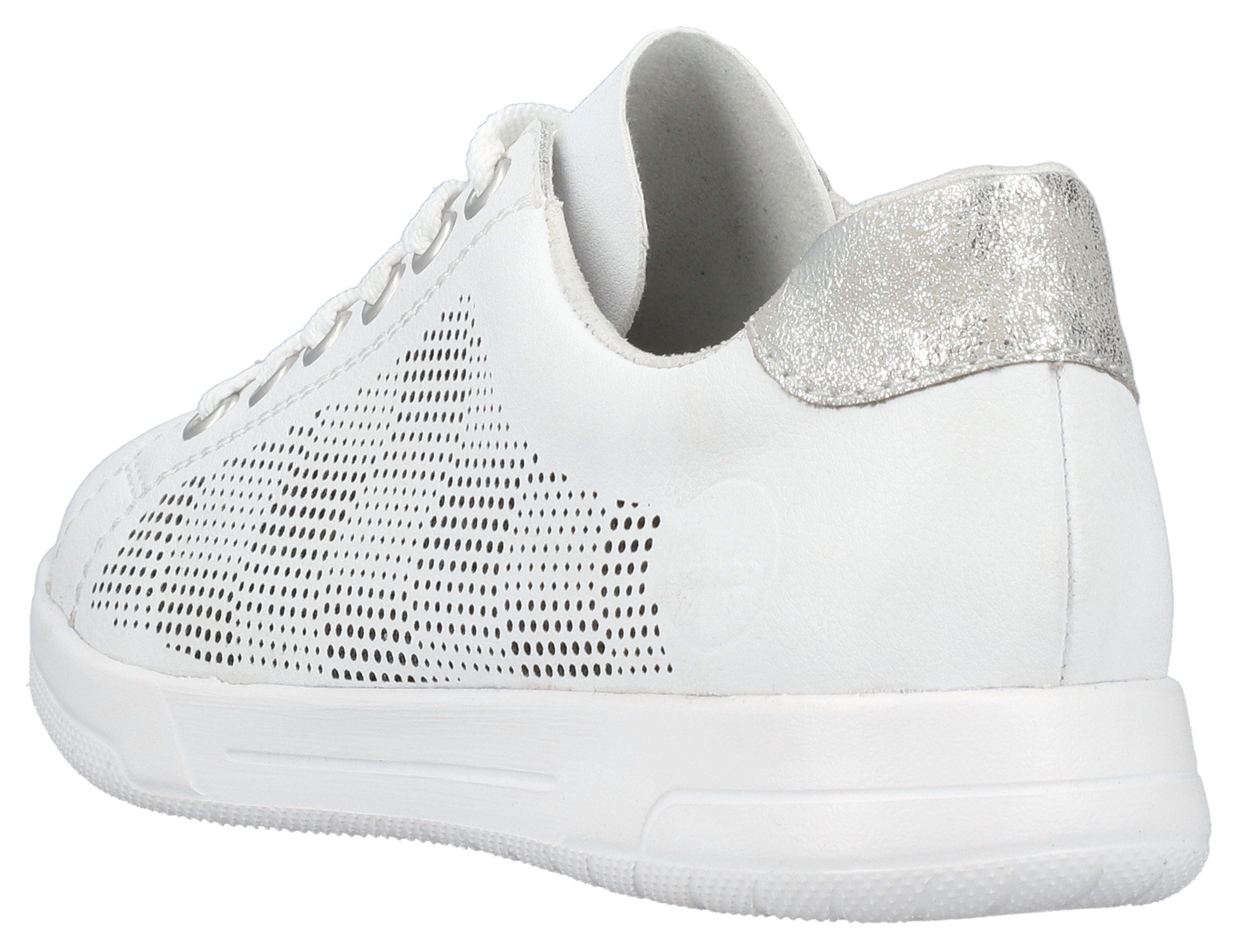 Rieker Sneakers verwijderbare textielinlegzool, vrijetijdsschoen, lage schoen, veterschoen