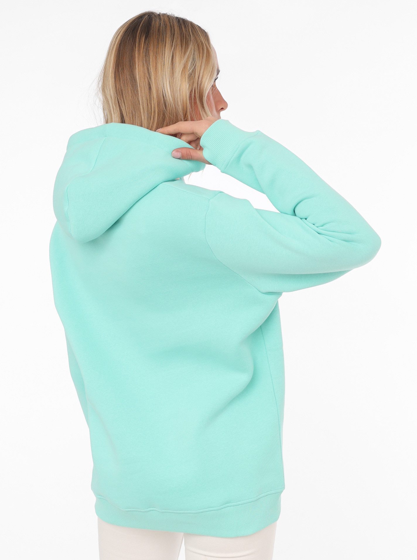 Zwillingsherz Hoodie Vrij zijn met maritiem design, kangoeroezakken en borduursel