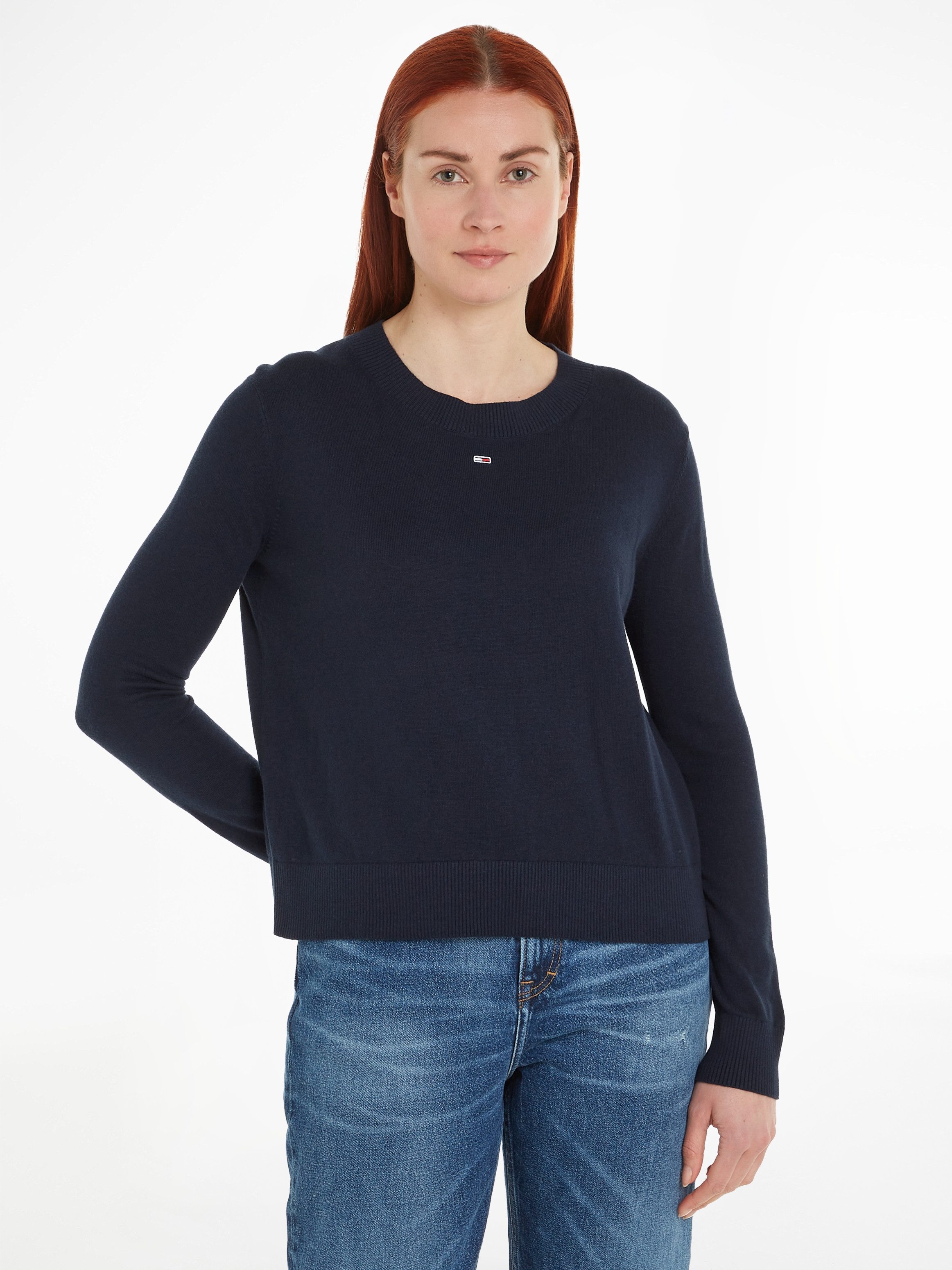 TOMMY JEANS Gebreide trui TJW ESSENTIAL CREW NECK SWEATER
