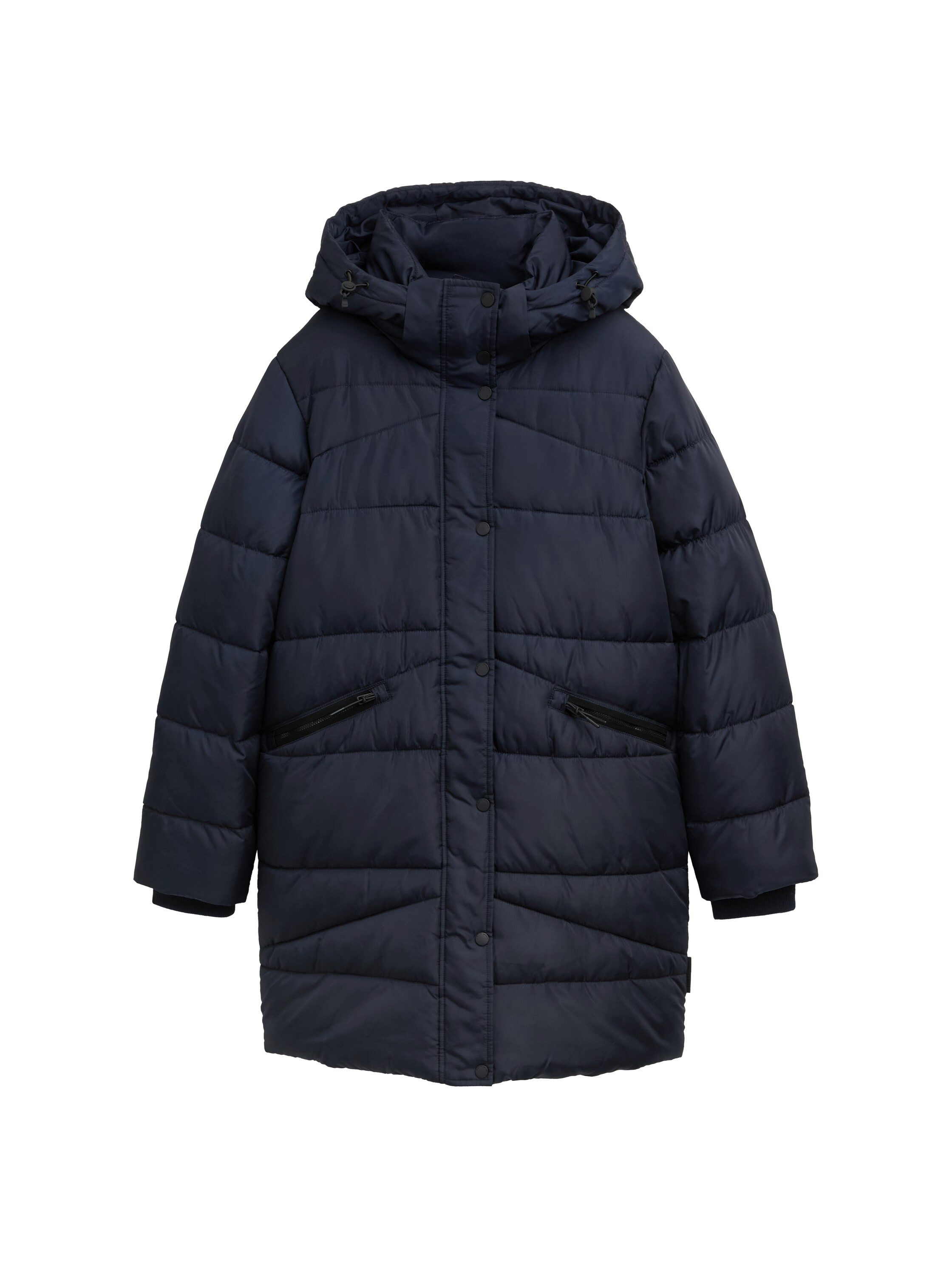 Tom Tailor Denim Gewatteerde jas met een capuchon