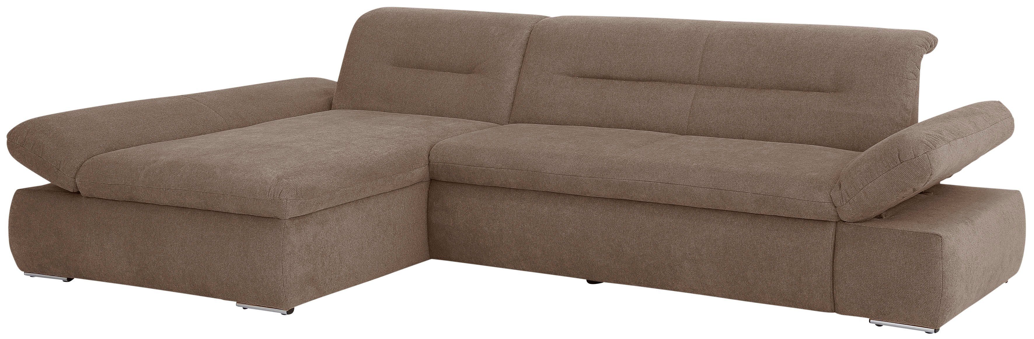 INOSIGN Hoekbank Avesa L-vorm Naar keuze met armleuningverstelling en slaapfunctie, bxdxh: 300x172x80cm