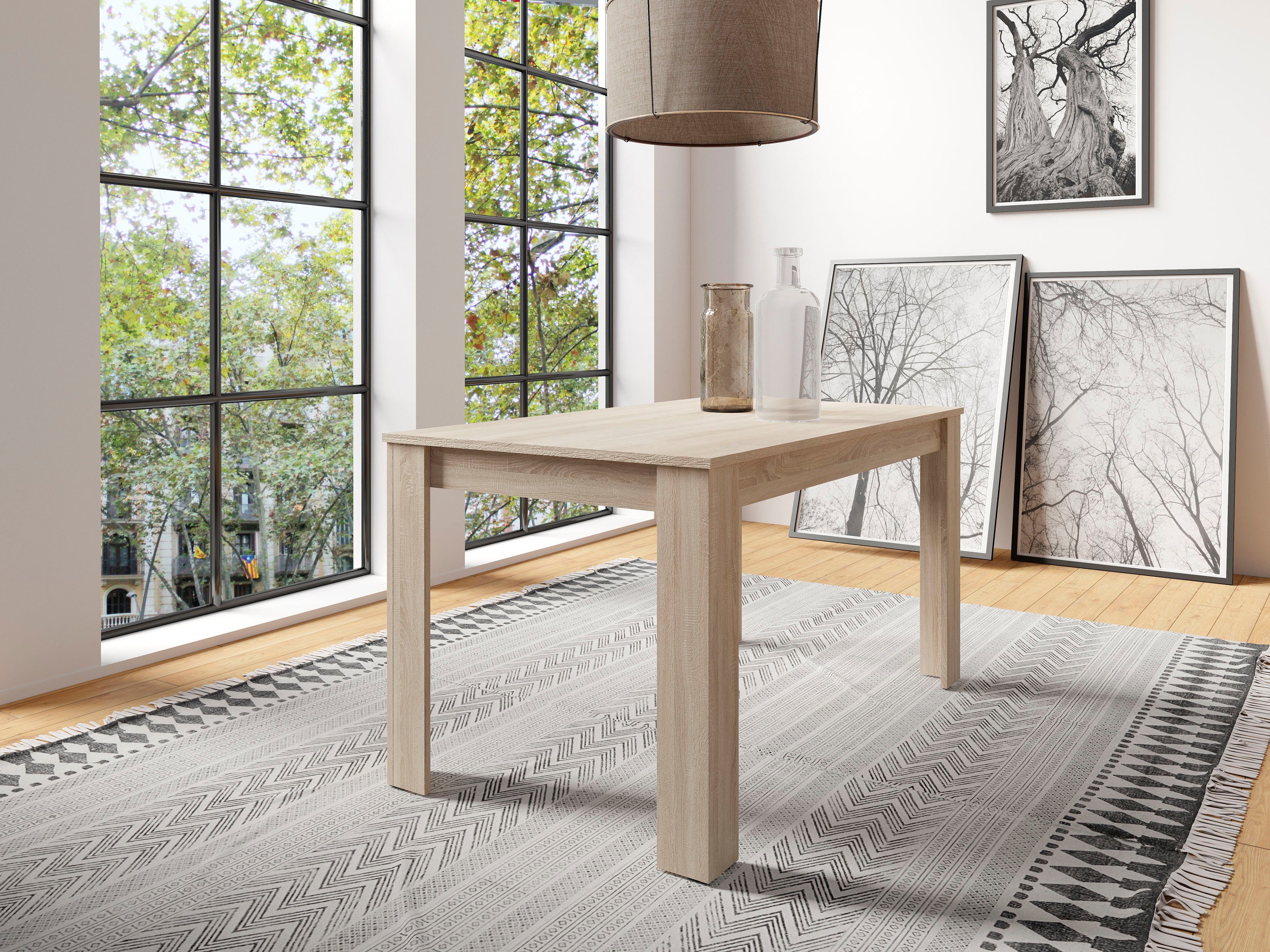 byLIVING Eettafel Nepal breedte 80/ 90/ 120 of 140 cm, verschillende uitvoeringen beschikbaar