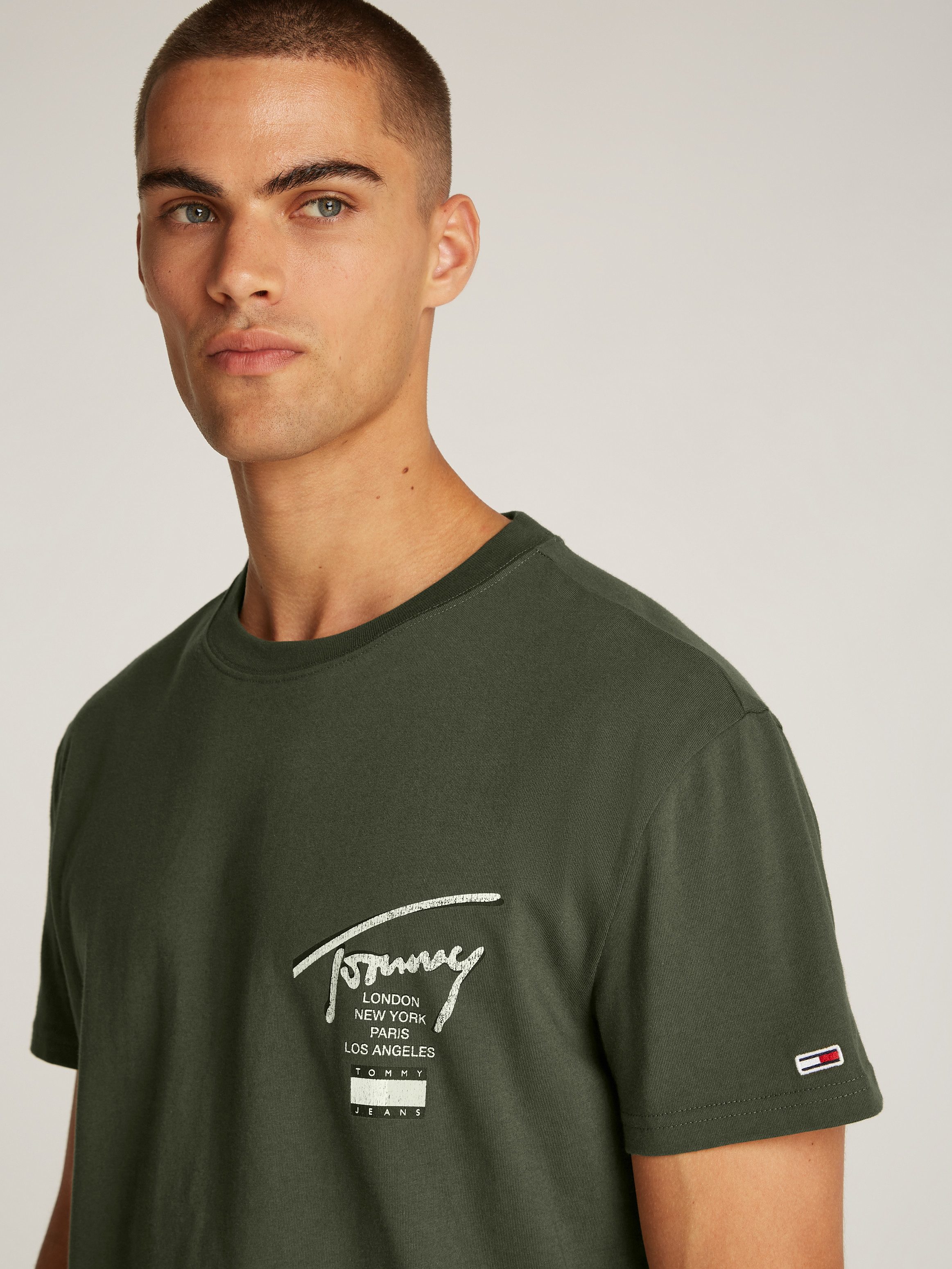TOMMY JEANS T-shirt TJM REG TOMMY SIGN CITY TEE EXT