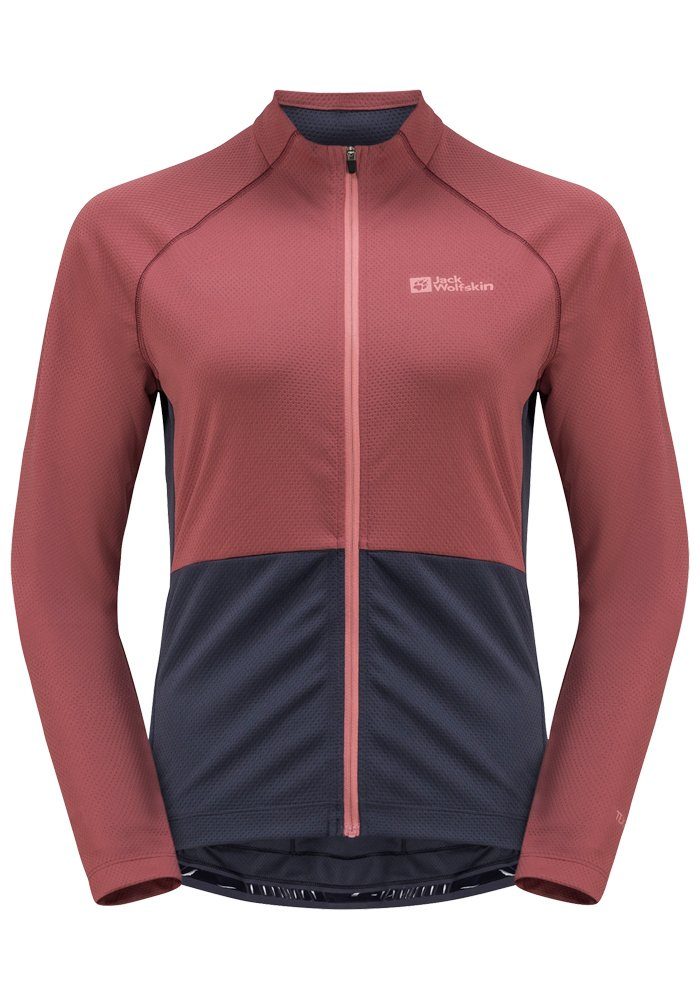 Jack Wolfskin Fietsjack MOROBBIA FZ L/S W
