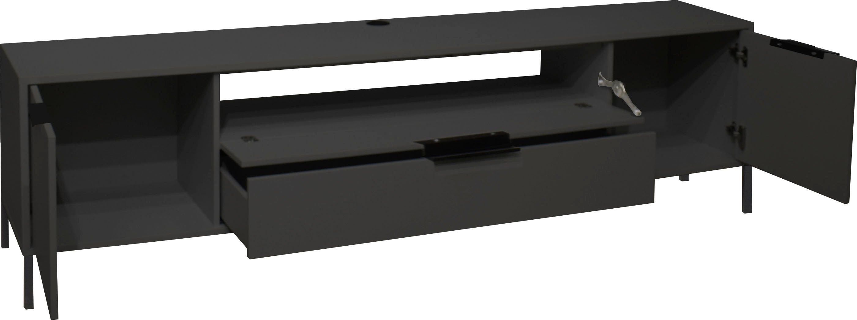 Mäusbacher Tv-meubel Bonnie TOPSELLER! Lowboard met vierkant frame
