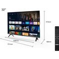 tcl led-tv 32s6203, 81,3 cm - 32 ", hd ready, android tv - smart tv zwart