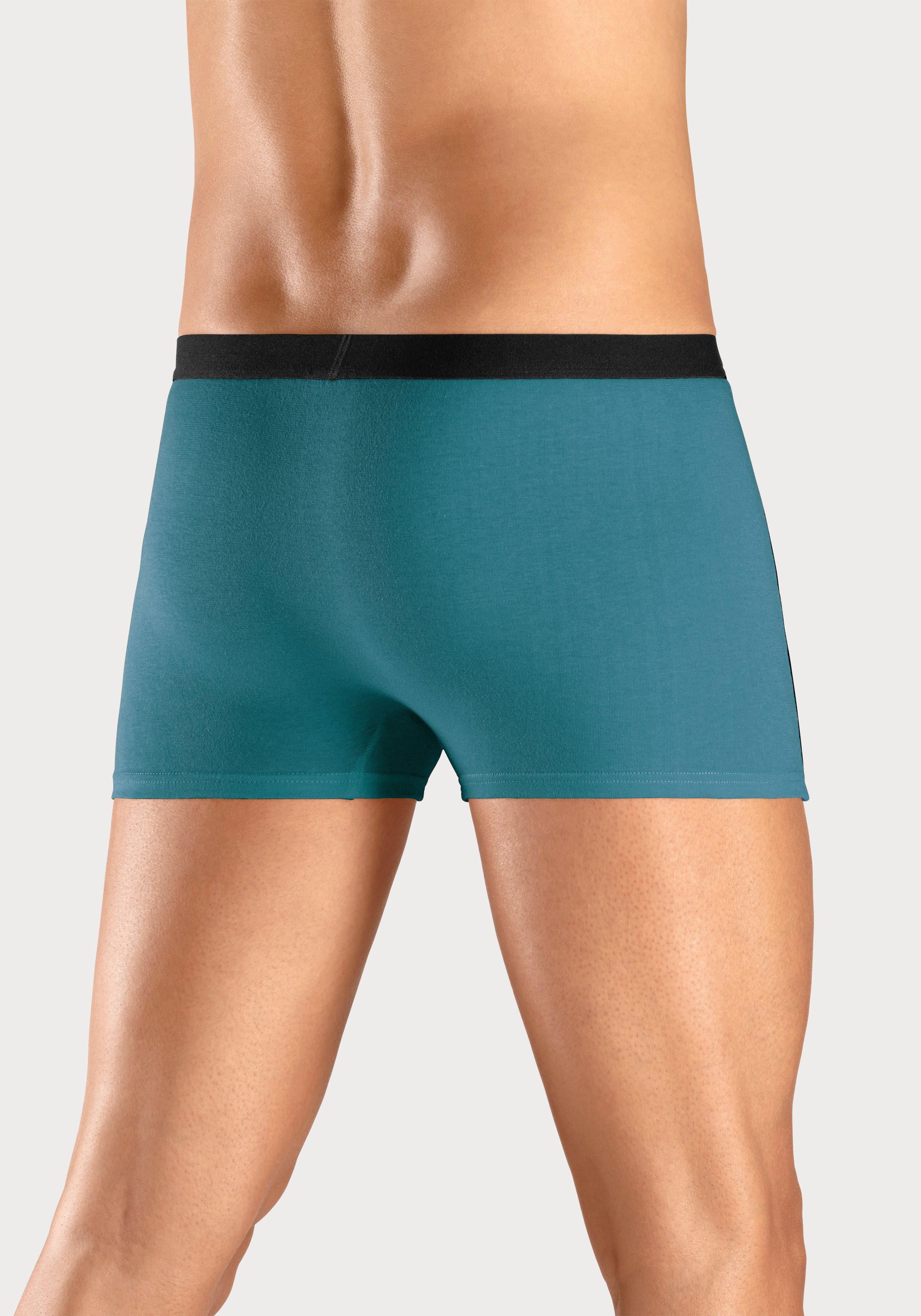 H.I.S Boxershort voor heren met smalle piping aan beide kanten opzij (set, 3 stuks)