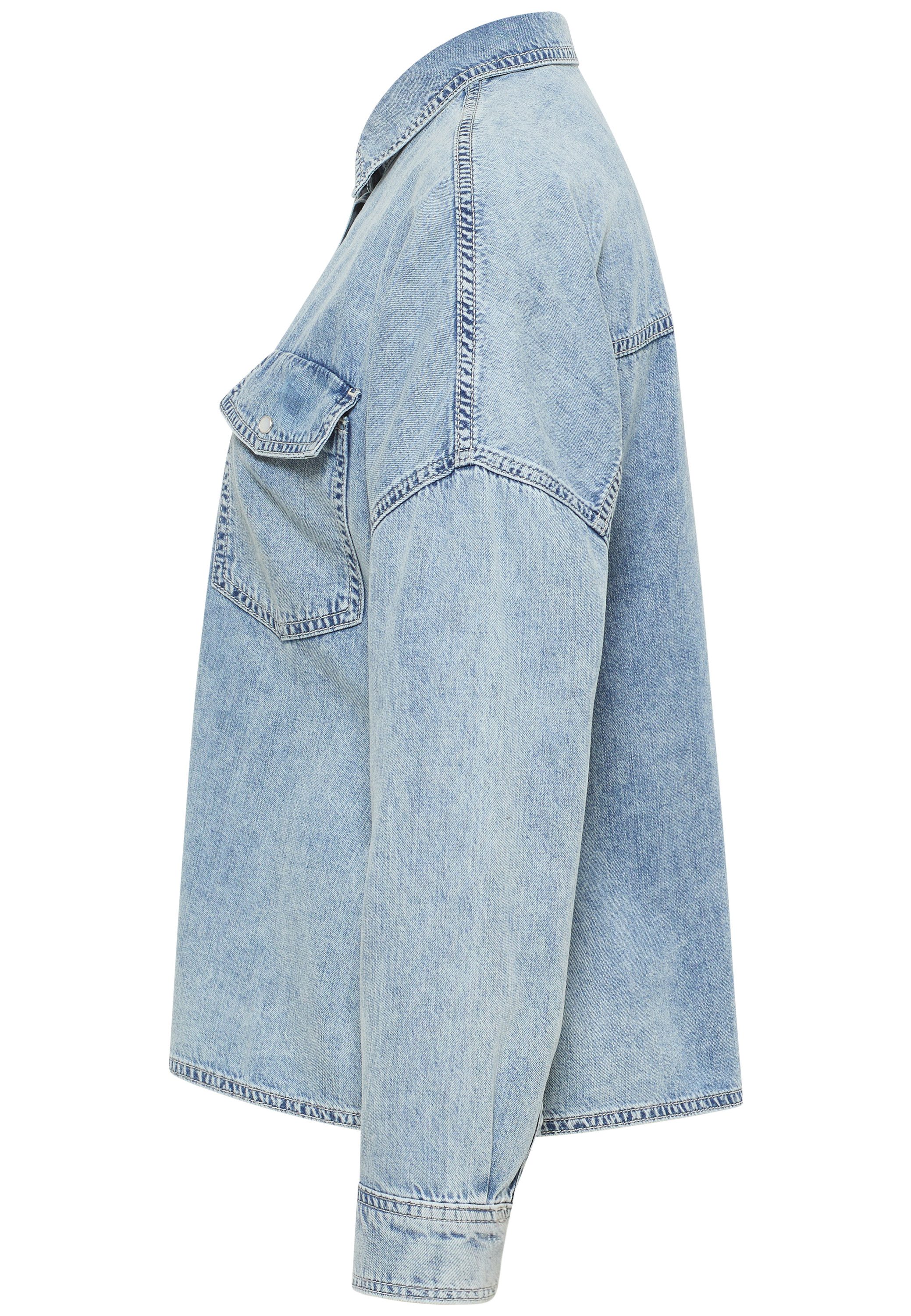 MUSTANG Blouse met lange mouwen Damesstijl Ruby Pockets
