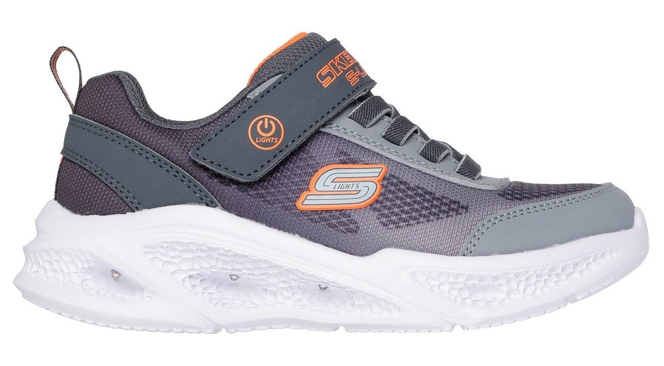 Skechers Sneakers SKECHERS METEOR-LIGHTS , klittenbandschoen met knipperfunctie, maat sjabloon om te downloaden