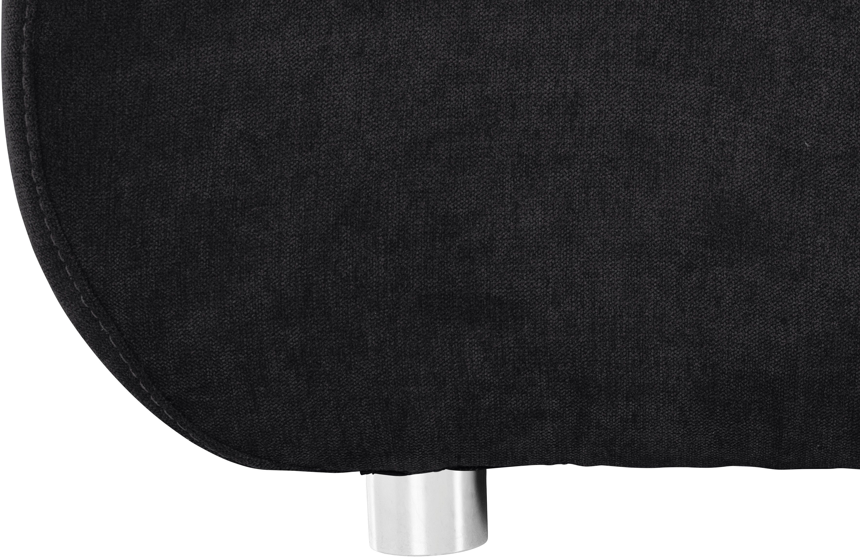 INOSIGN Hoekbank Imola, elegant en modern, actuele stiksels in de zitting, comfortabel, L-vorm