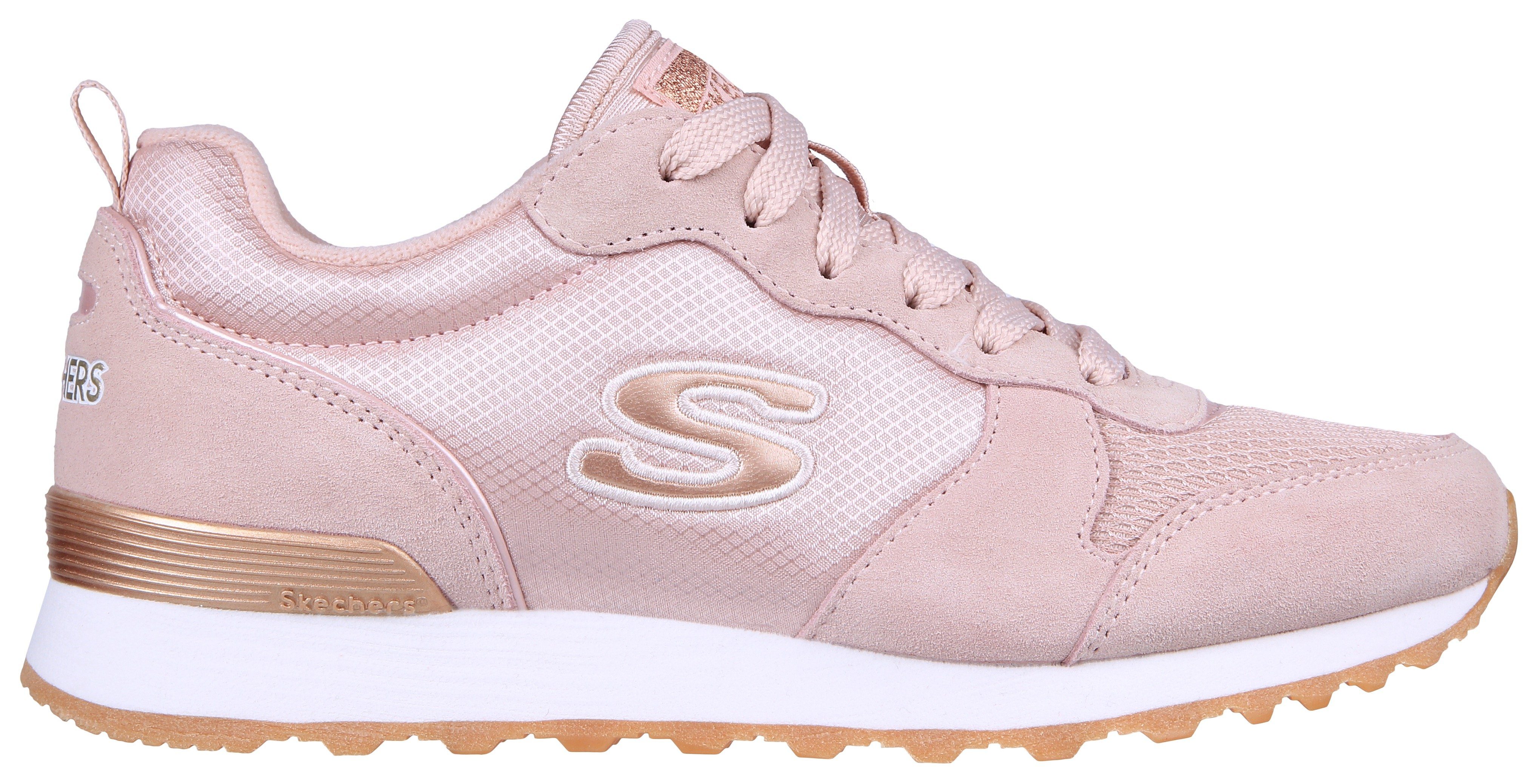 Skechers Sneakers OG 85 - GOLDN GURL Veterschoen, originele retro-jogginschoen met Air-Cooled Memory Foam®
