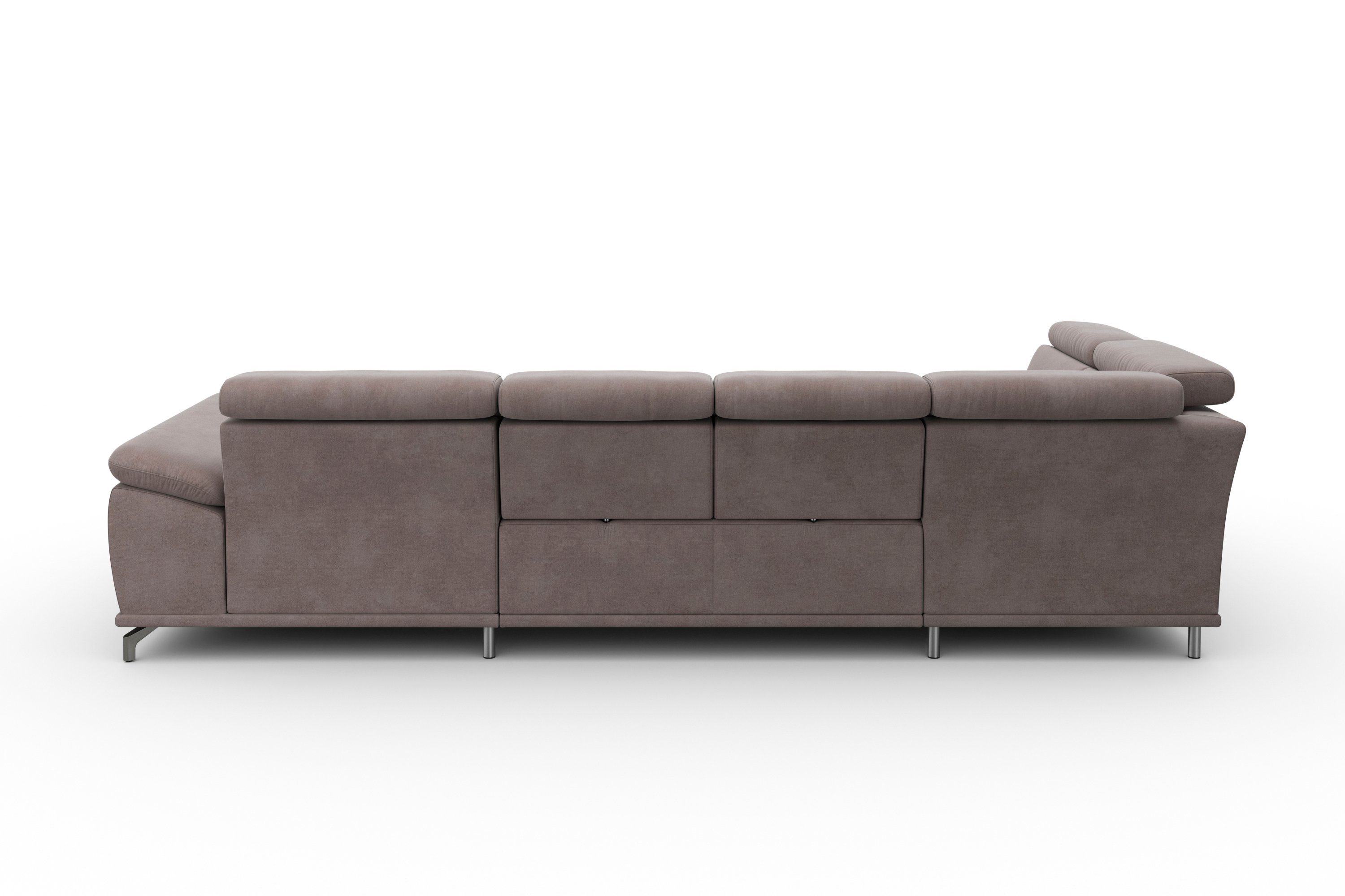 sit&more Zithoek Cabrio U-vorm, met zitdiepteverstelling, arm- en hoofdsteunverstelling