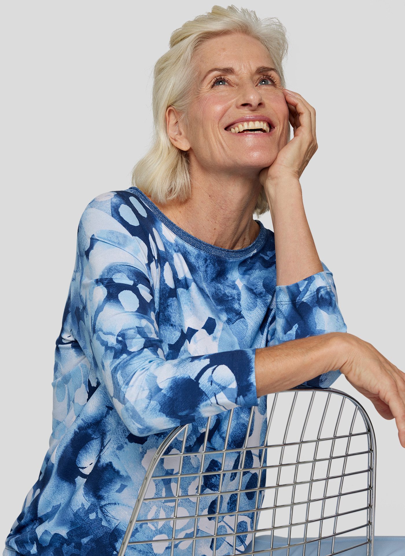 Rabe Shirt met 3/4 mouwen met print all-over