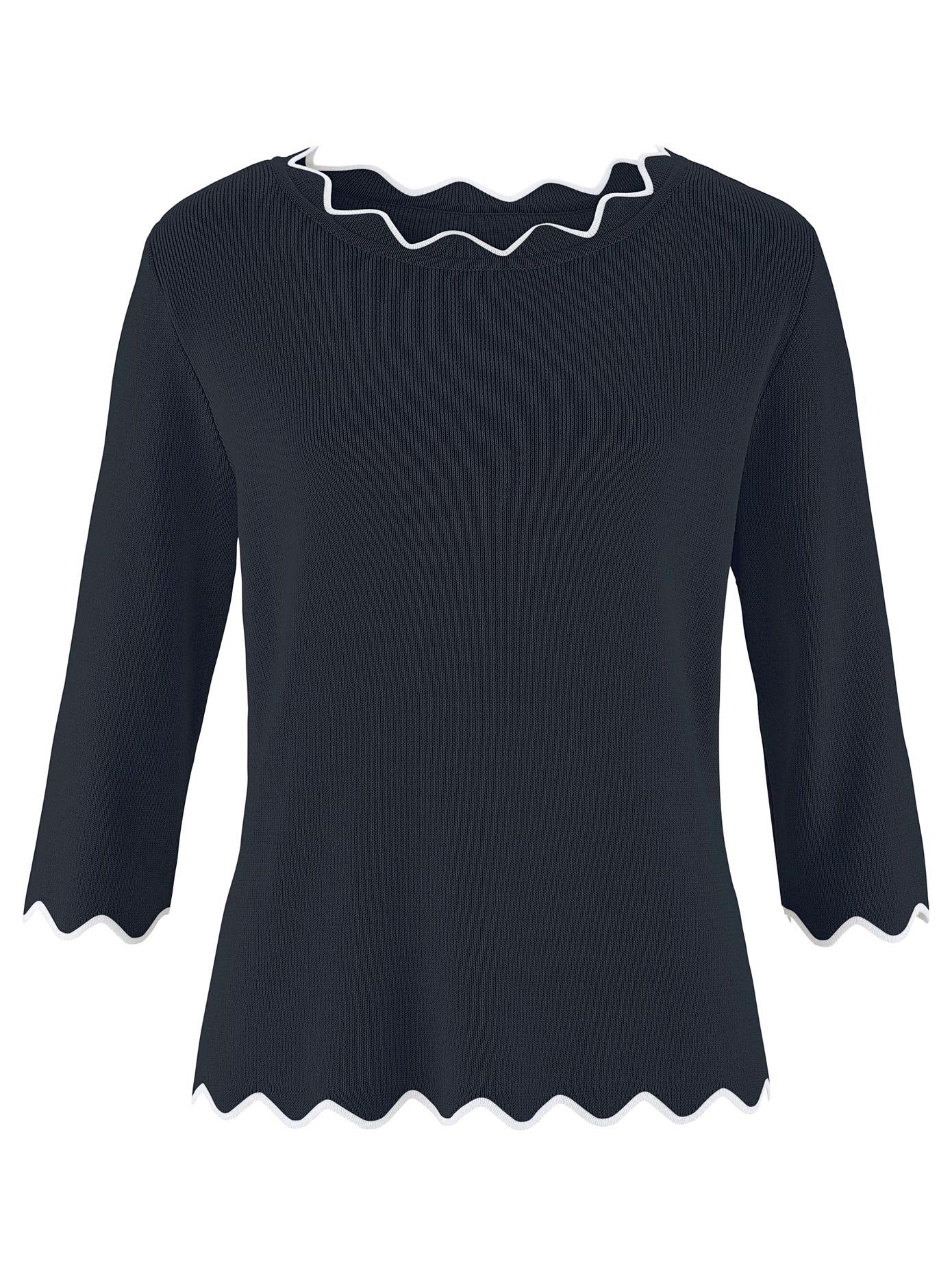 Classic Trui met 3/4 mouwen Trui