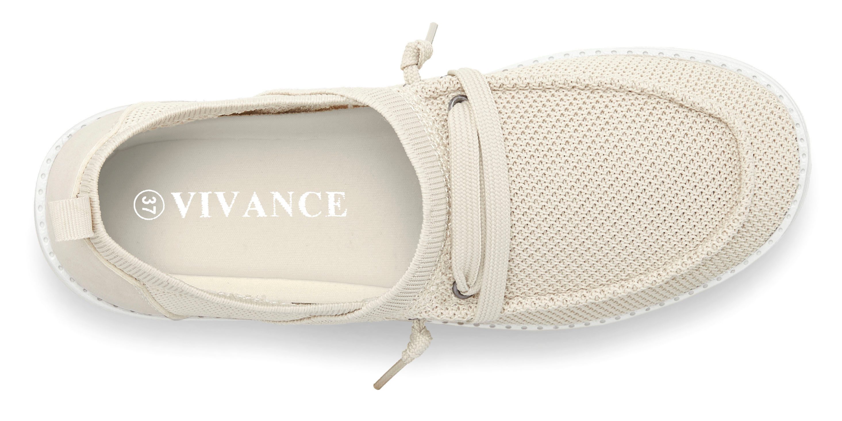 Vivance Sneakers in mesh-look, casual schoen, lage schoen vegan