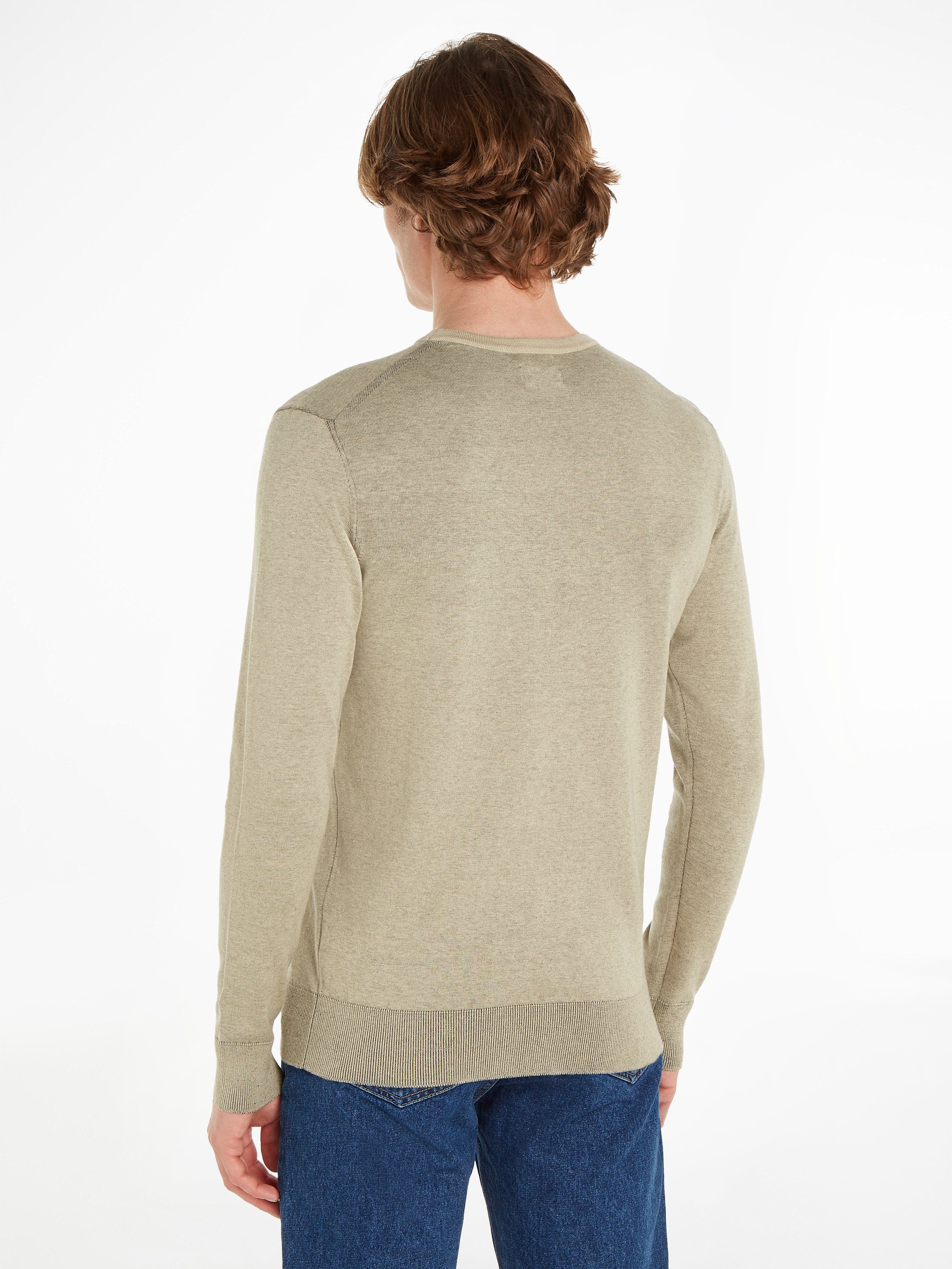 Calvin Klein Trui met ronde hals COTTON SILK BLEND CN SWEATER