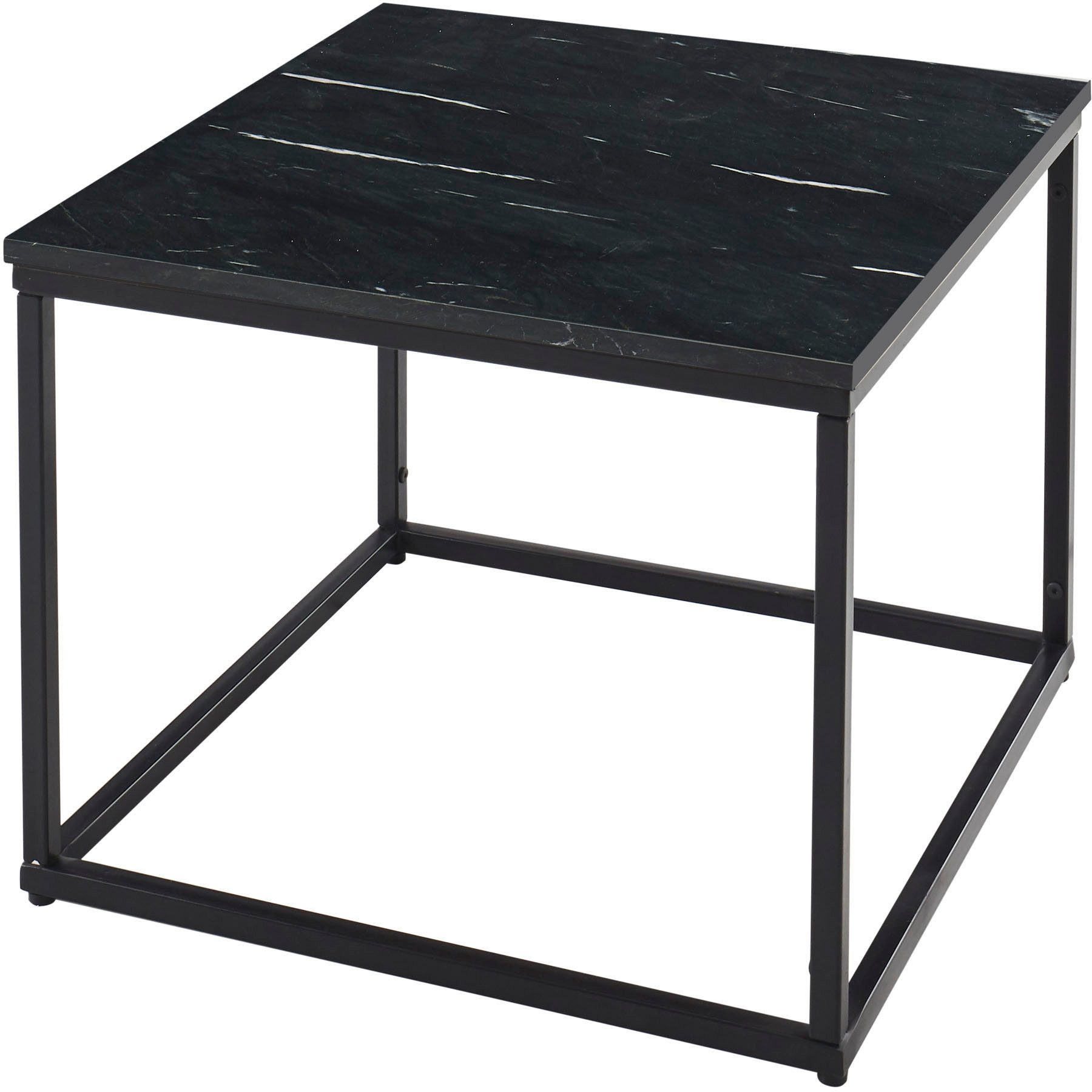 Stolkom Salontafel Samy Marmer, tafel in wit of zwart