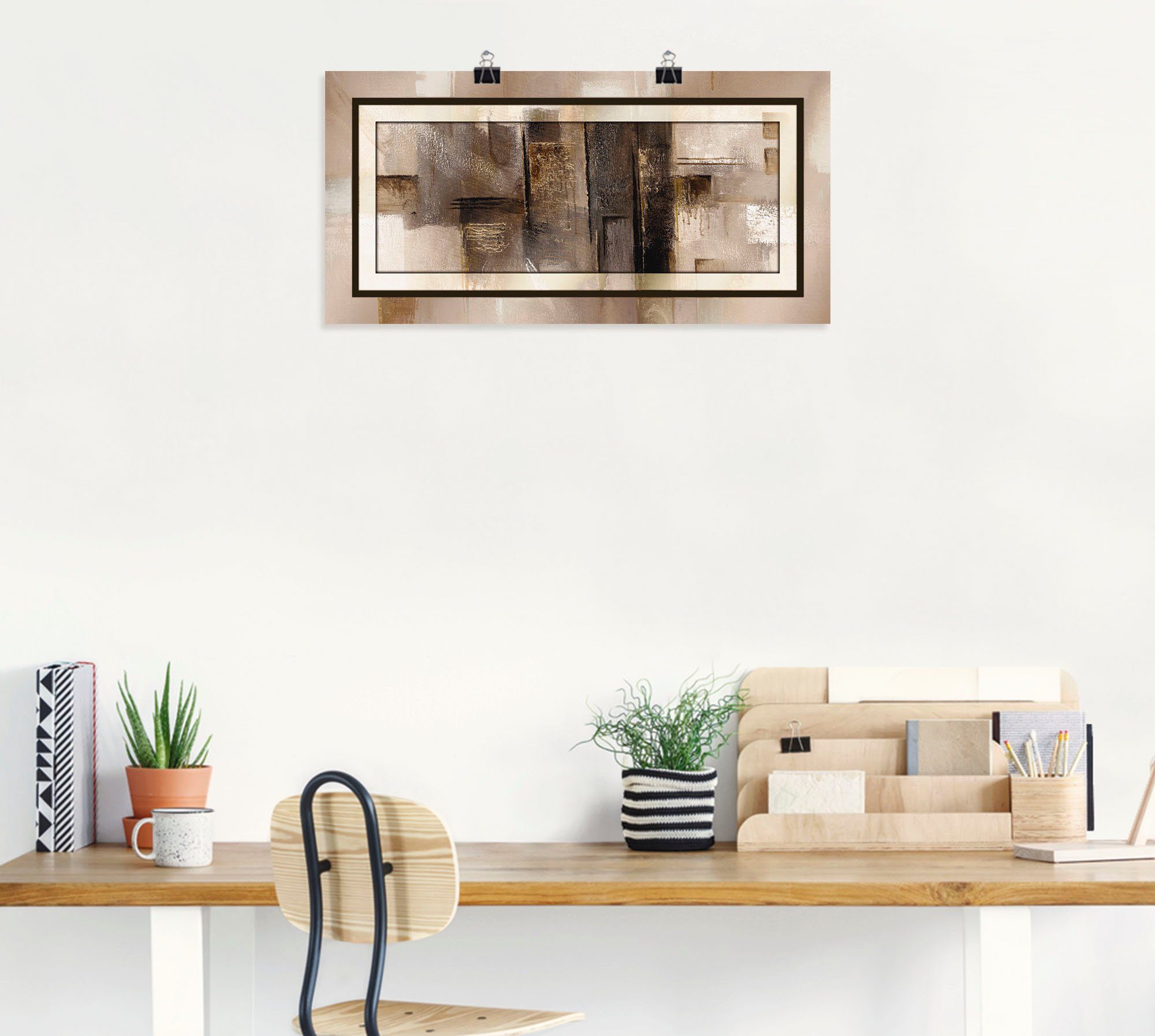Artland Artprint Vierkanten - abstract 1 als artprint van aluminium, artprint voor buiten, artprint op linnen, poster in verschillende maten. maten