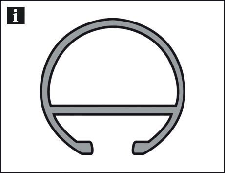 GARDINIA Gordijnroede Rail binnenin I Serie enkelprogramma Chicago Ø 20 mm, zonder accessoires (1 stuk)