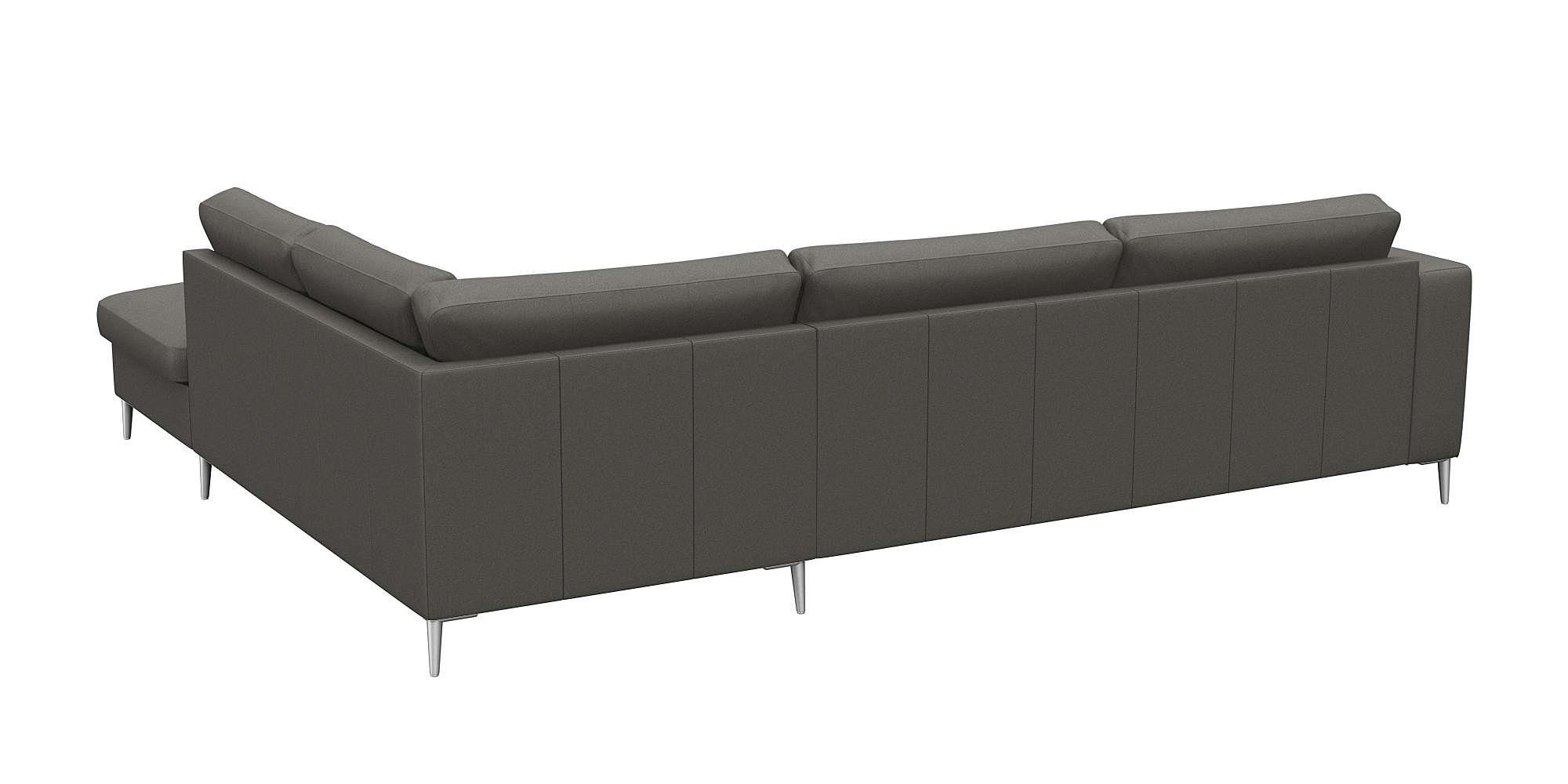 FLEXLUX Hoekbank Fiore, super zitcomfort door koudschuim in de zitting, L-vorm