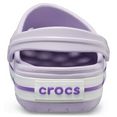 crocs clogs crocband clog met tweekleurige loopzool paars