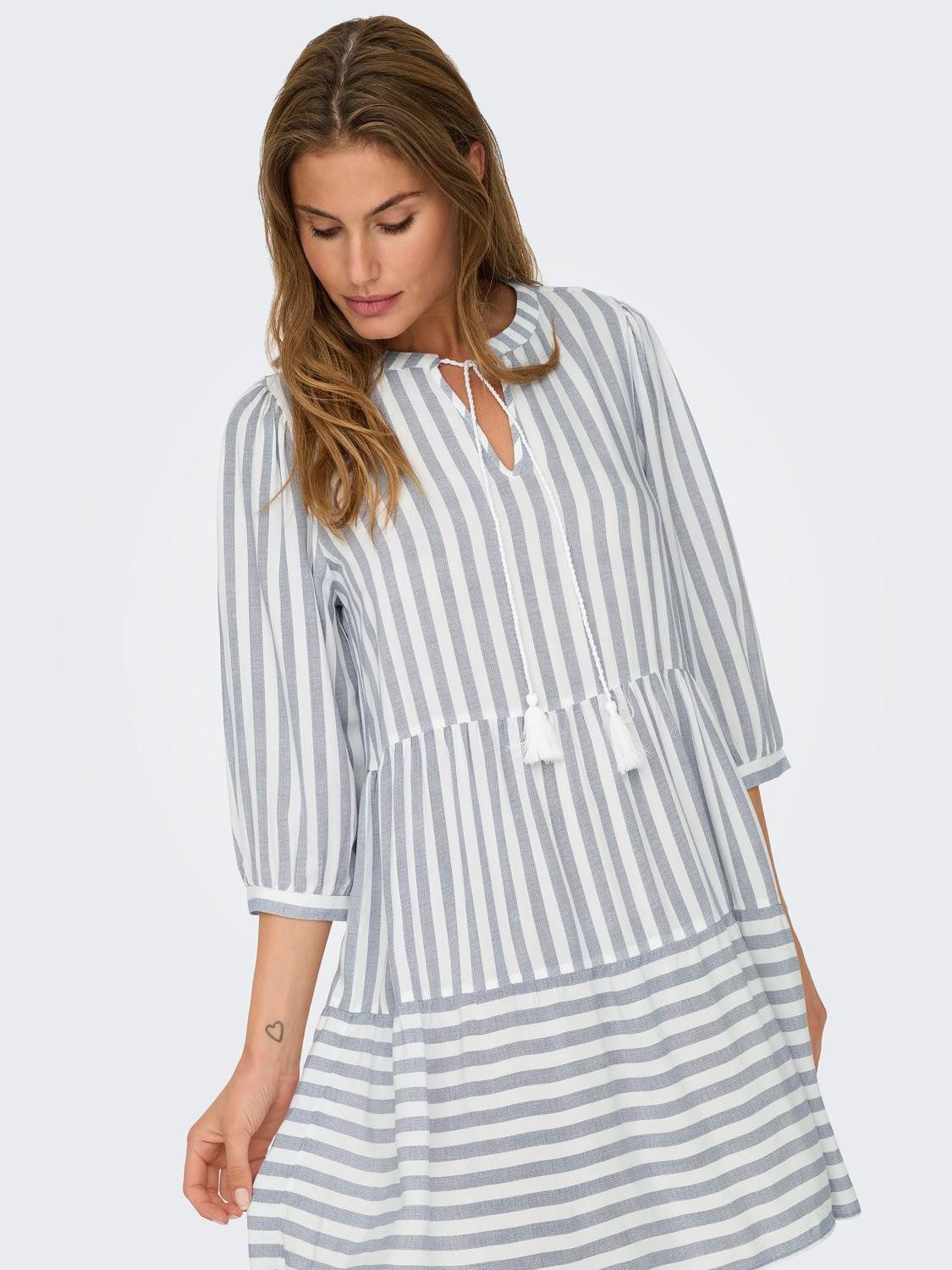 Only Tuniekjurk ONLKAYA 3 4 PUFF SHORT DRESS WVN NOOS