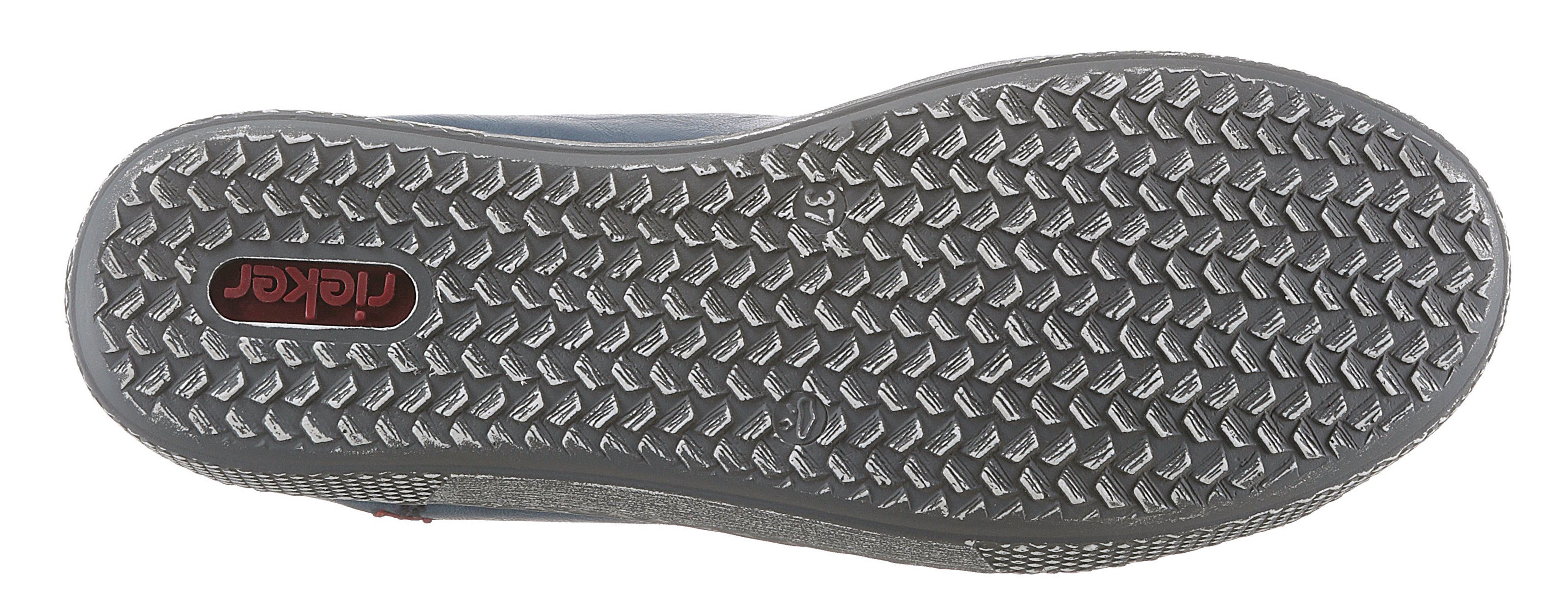 Rieker Hoge veterschoenen veterschoen, laarzen met rits aan de buitenkant