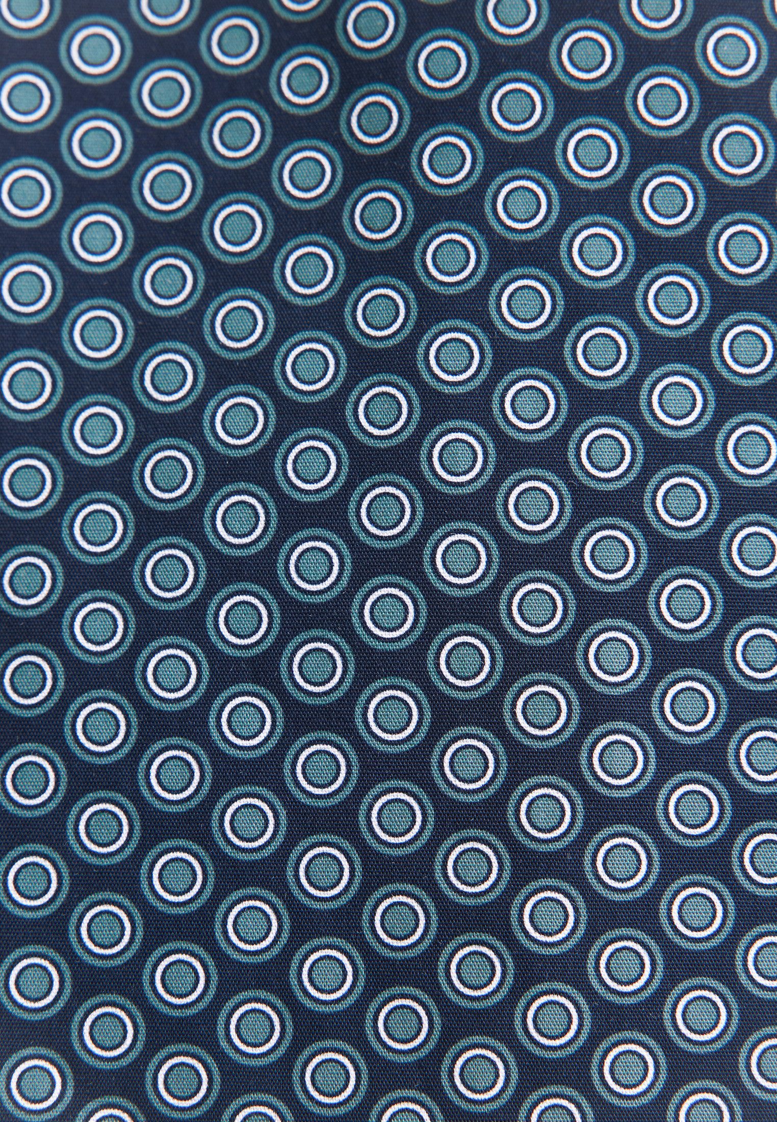 seidensticker Businessoverhemd Zwarte roos Slim 1/1 Kentkraag print