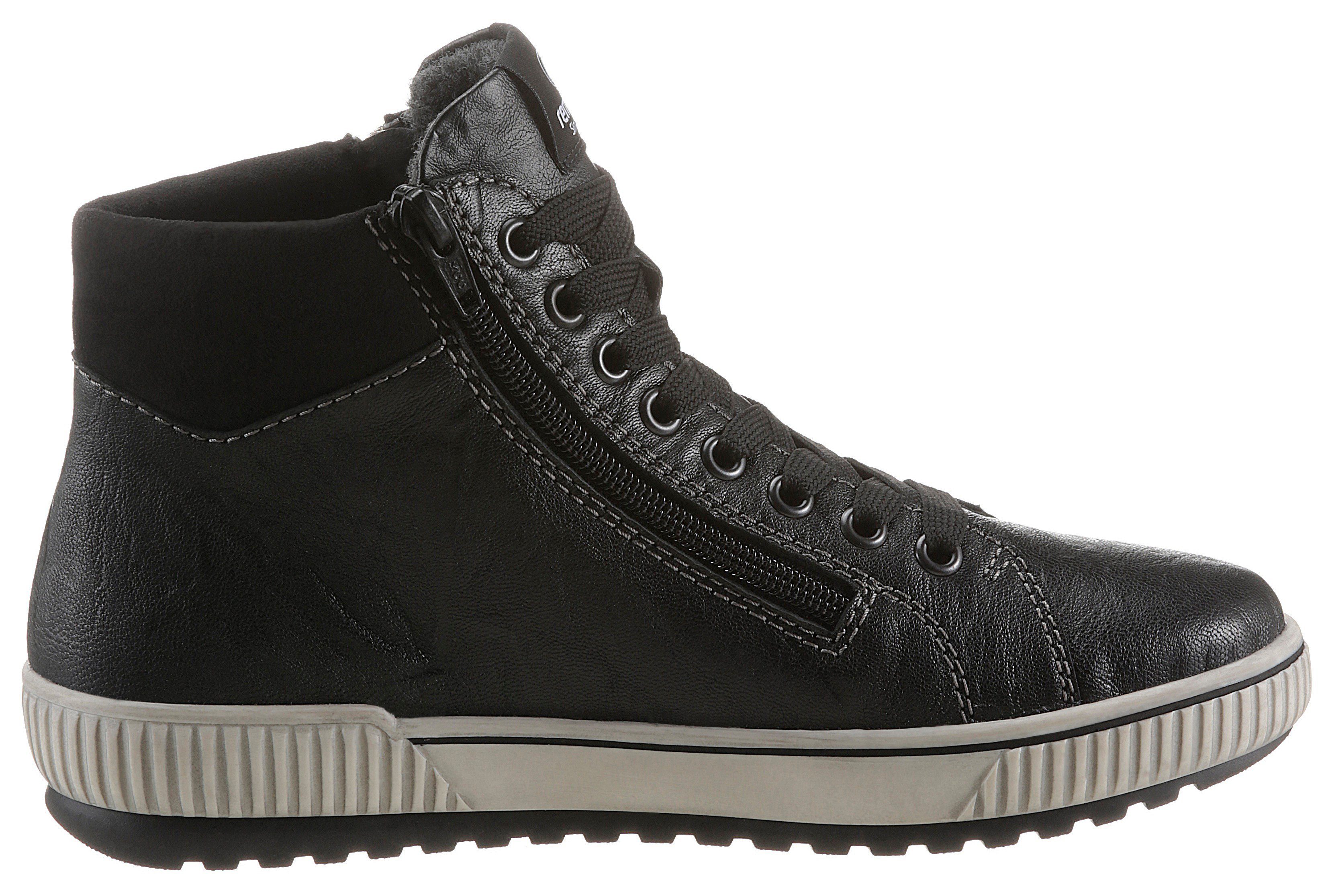 Remonte Veterschoenen platform, lace-up ankle boots, boots in crash look