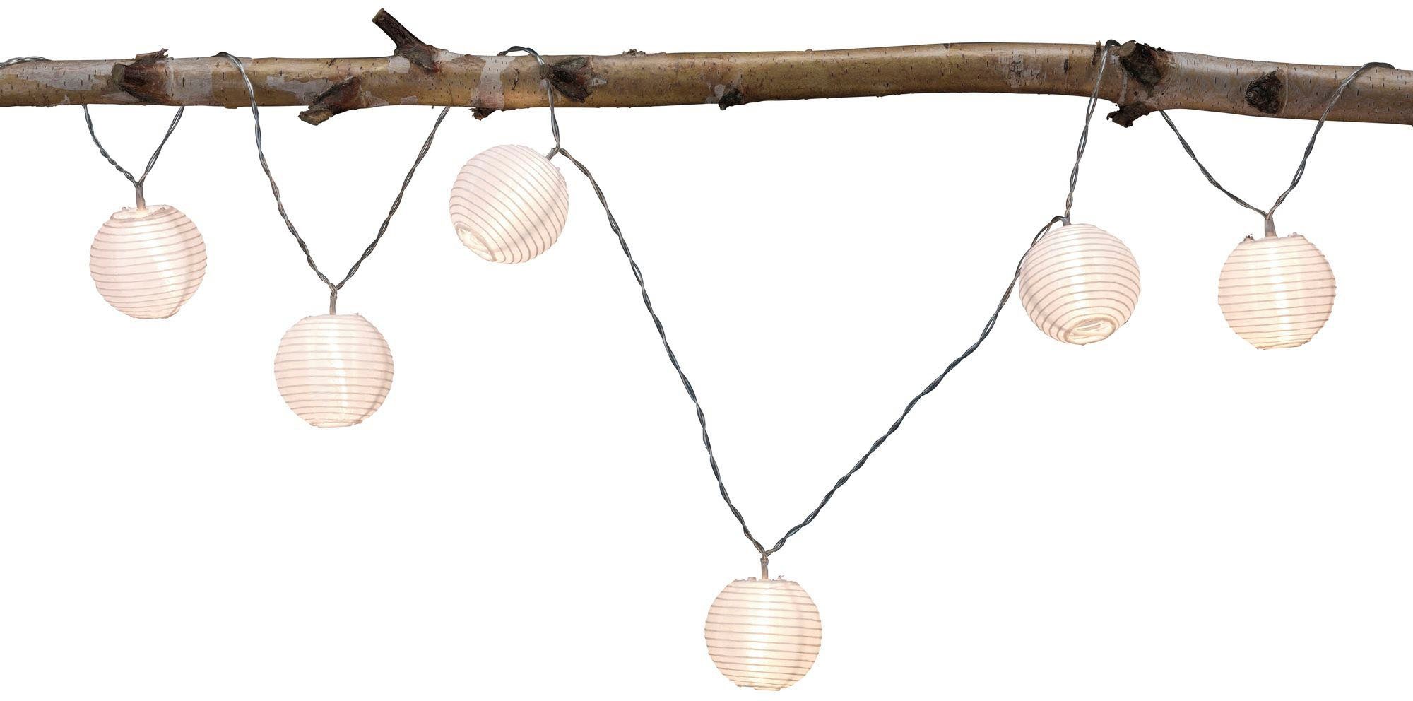 Paulmann Lichtsnoer Buiten Mobiele Lampionketting IP44 3000K 7x1lm 5V oplaadbaar met USB (1 stuk)