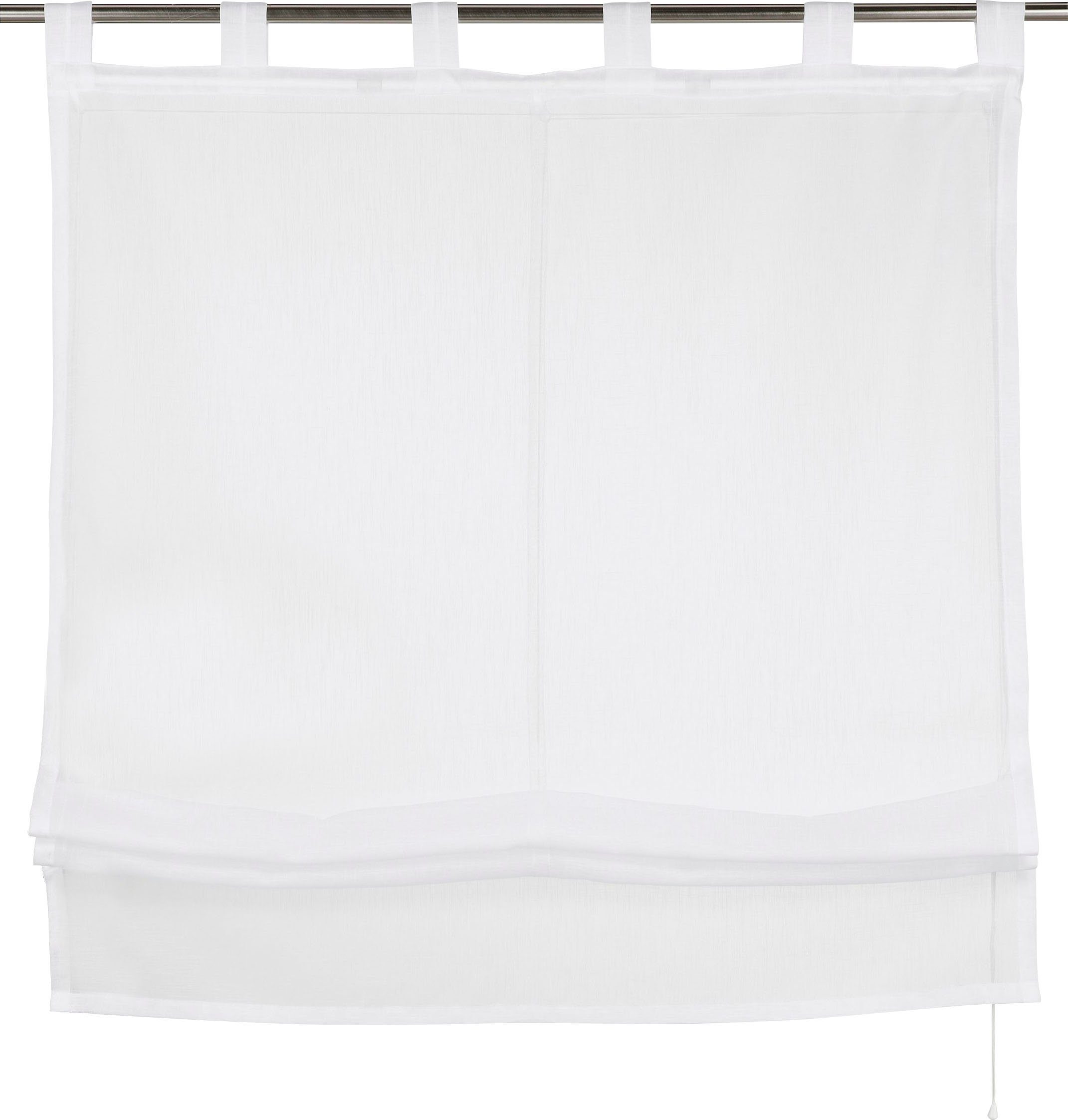 my home Romeins rolgordijn Regina Transparant, voile, polyester (1 stuk)