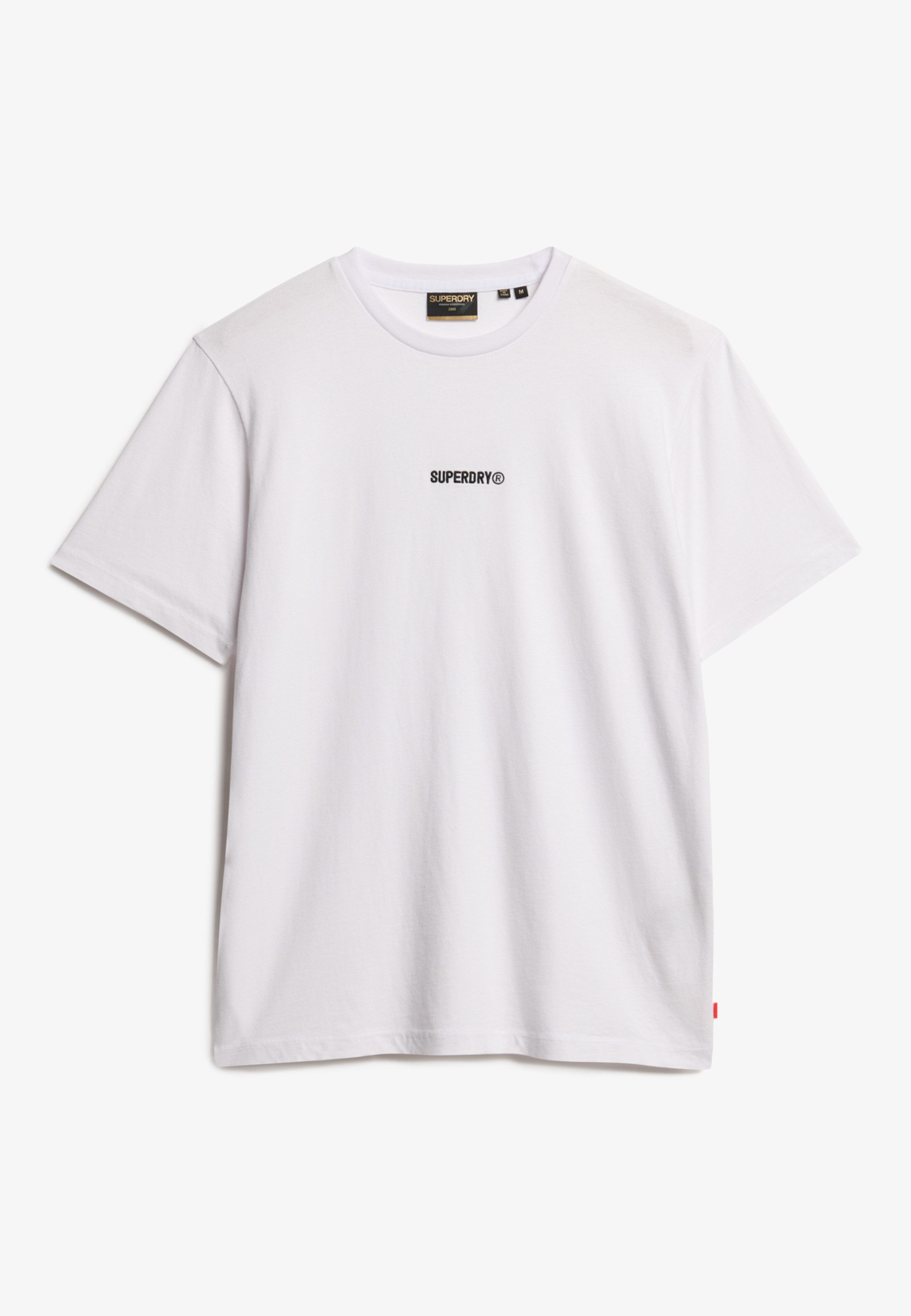 Superdry Shirt met ronde hals MICRO LOGO T SHIRT