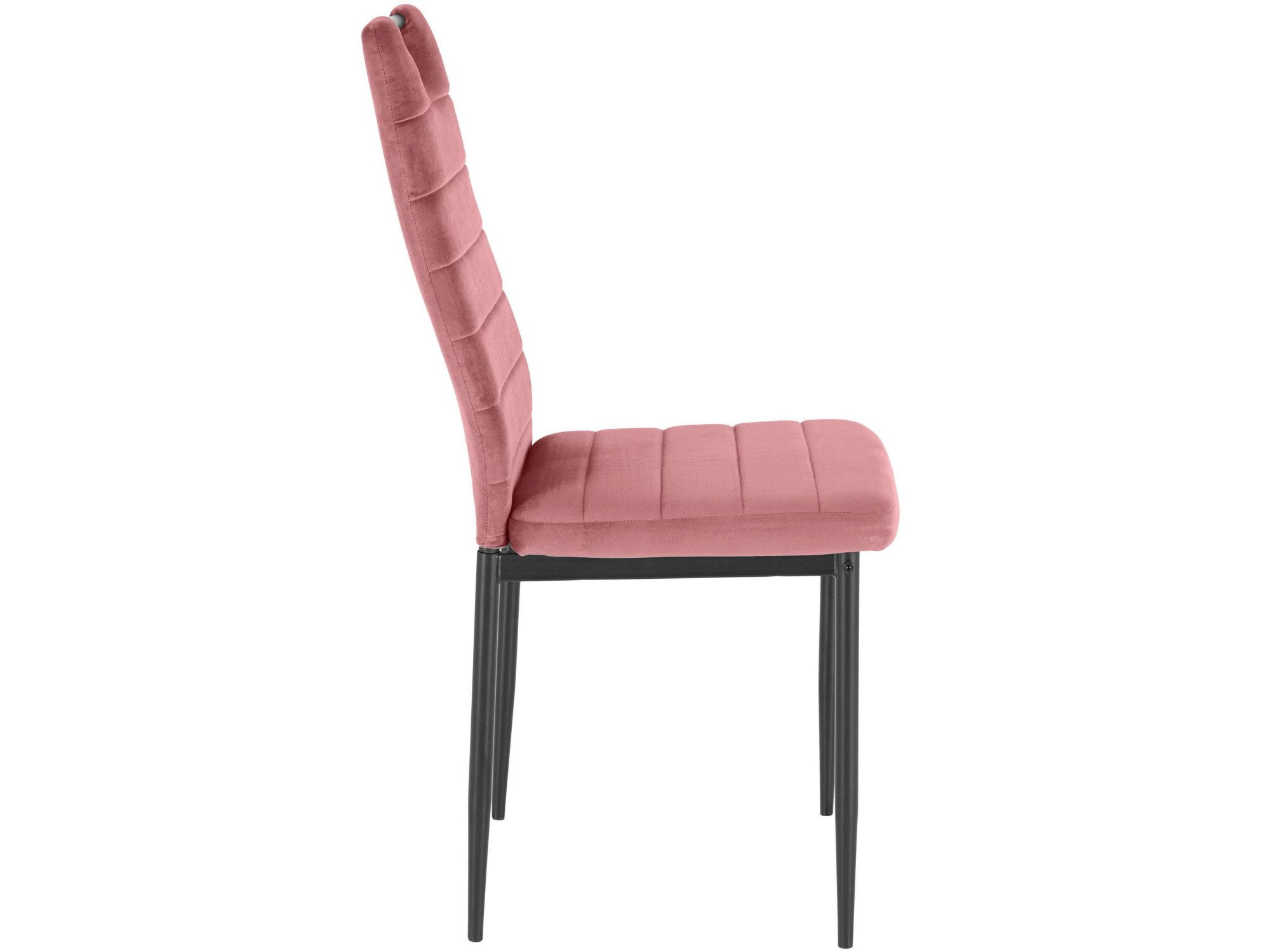 INOSIGN Eethoek Silvi-Mandy Glazen tafel 110x110 cm met 4 stoelen (velours stof), frame van metaal (set, 5-delig)